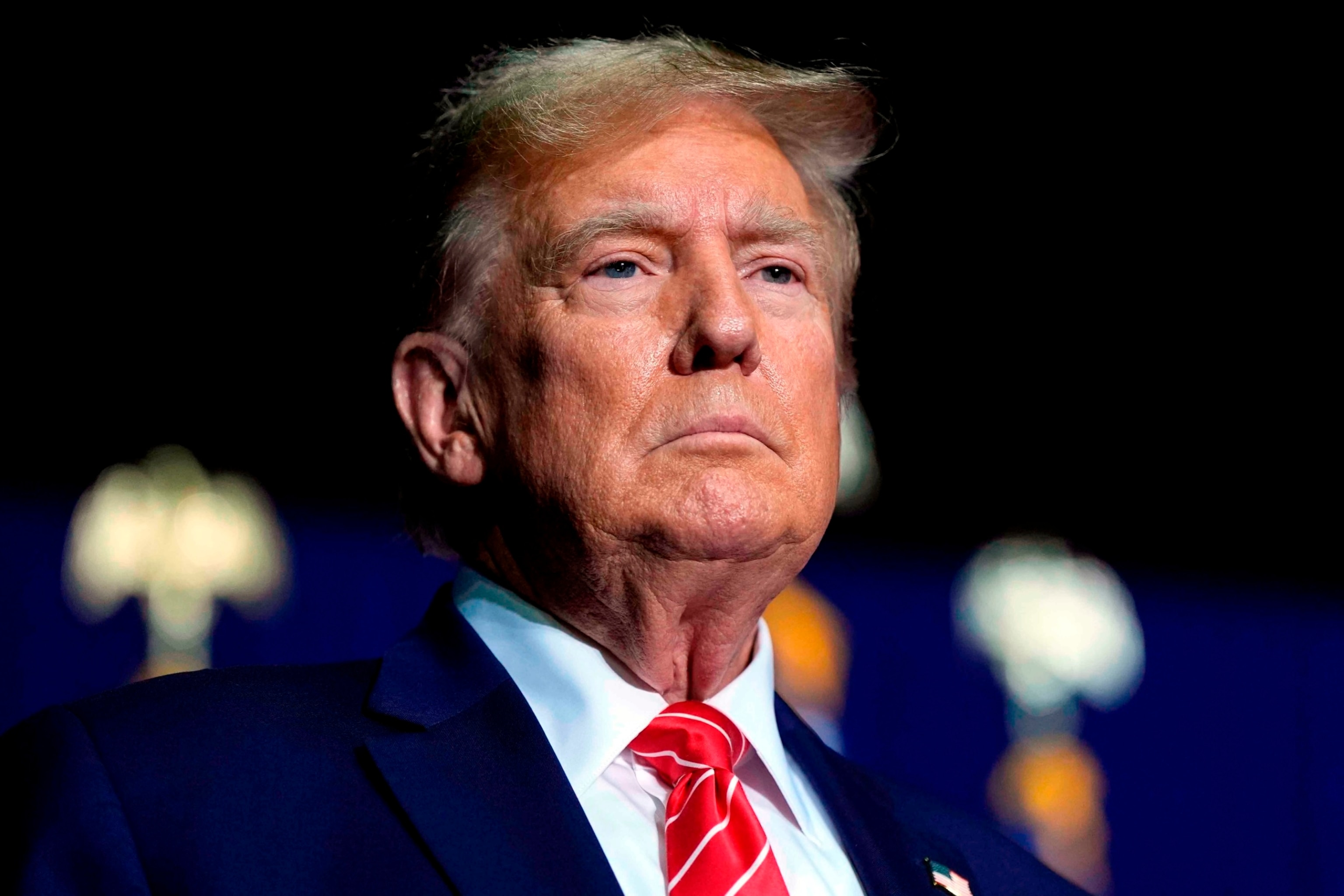 PHOTO: Former President Donald Trump speaks at a campaign rally in Rome, Ga., March 9, 2024.