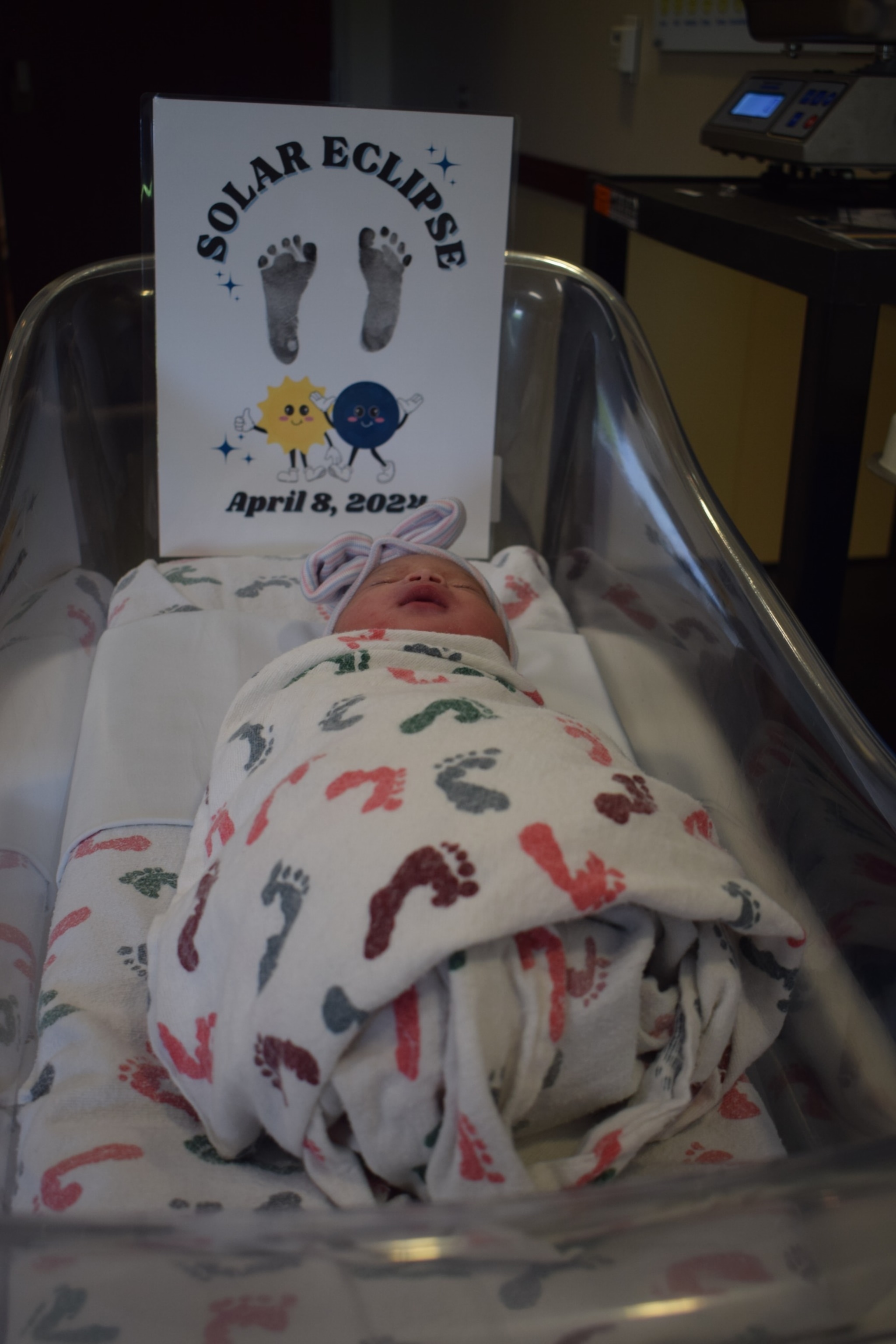 PHOTO: Sol Celeste Alvarez was born on April 8. 2024, at 1:04 p.m. CT at Methodist Mansfield Medical Center in Mansfield, Texas. 