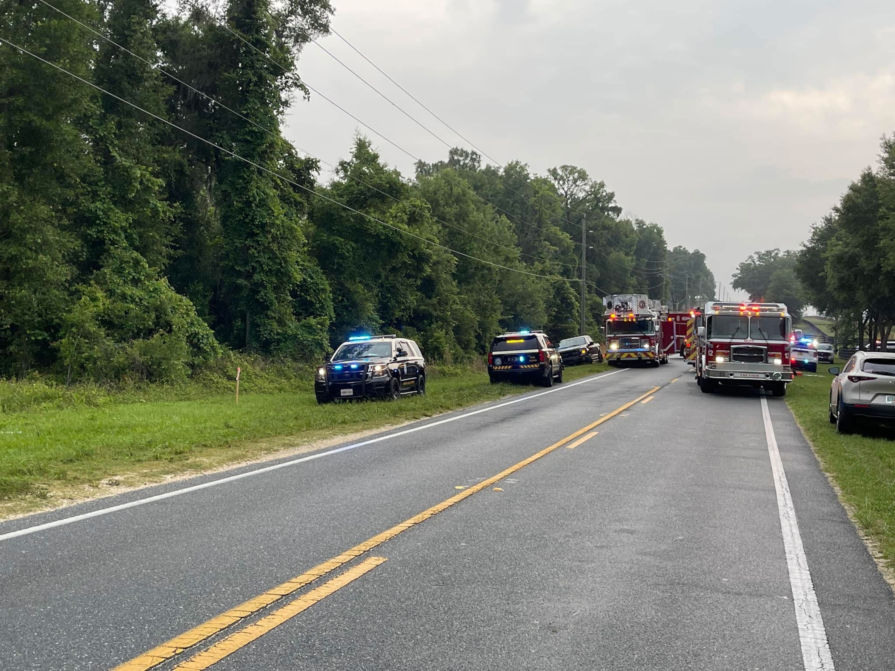 PHOTO: A severe bus accident with fatalities, May 14, 2024, in Marion County Florida.