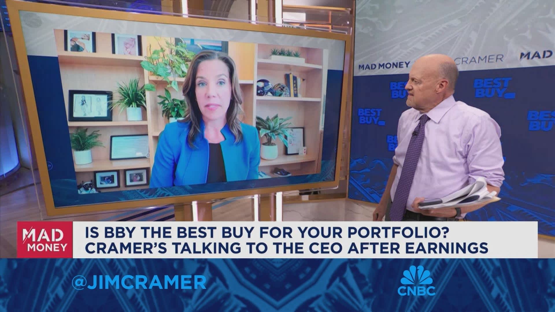 Best Buy CEO Corie Barry goes one-on-one with Jim Cramer