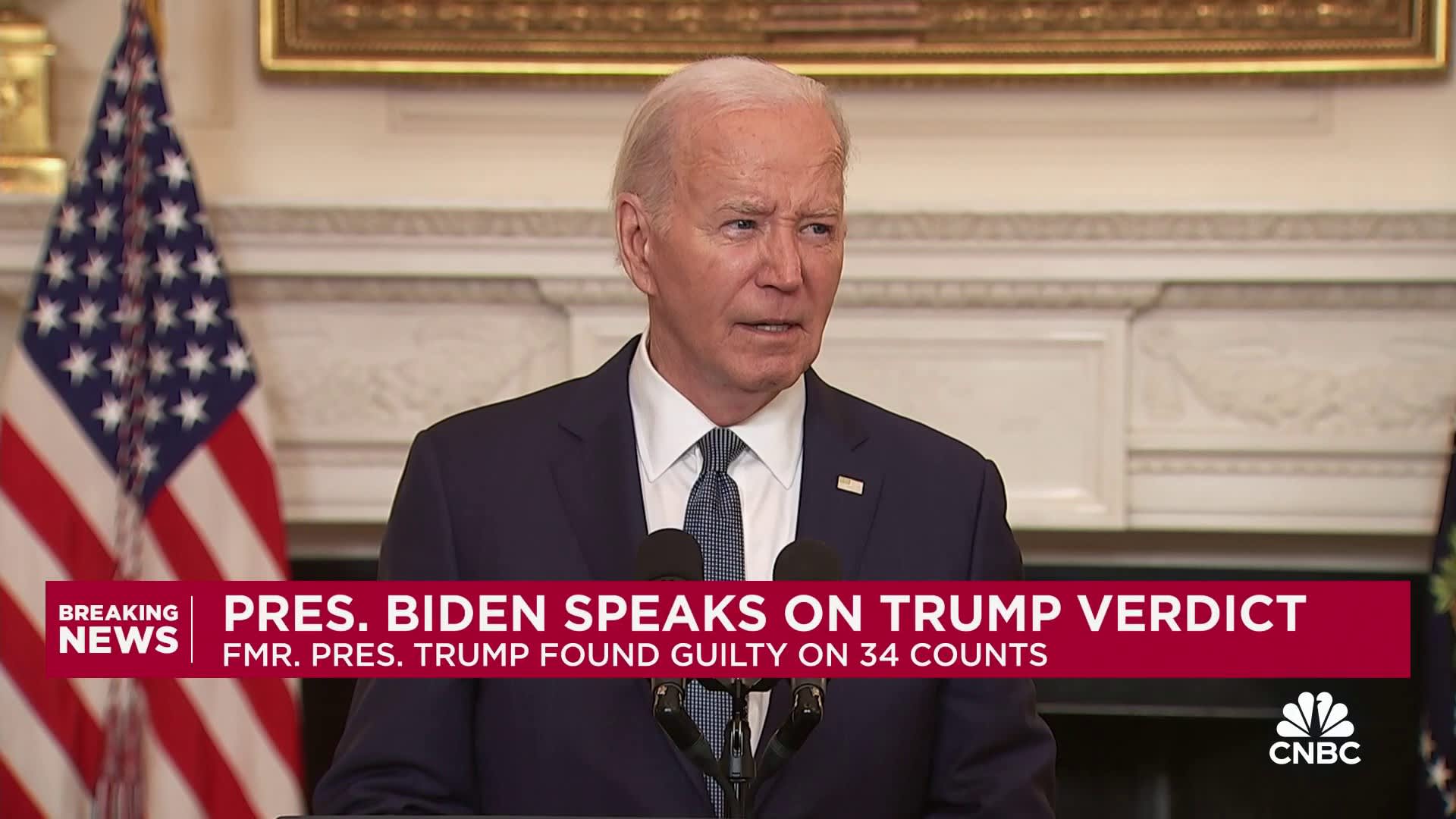 Biden on Trump guilty verdict: It's reckless and dangerous to say trial was rigged