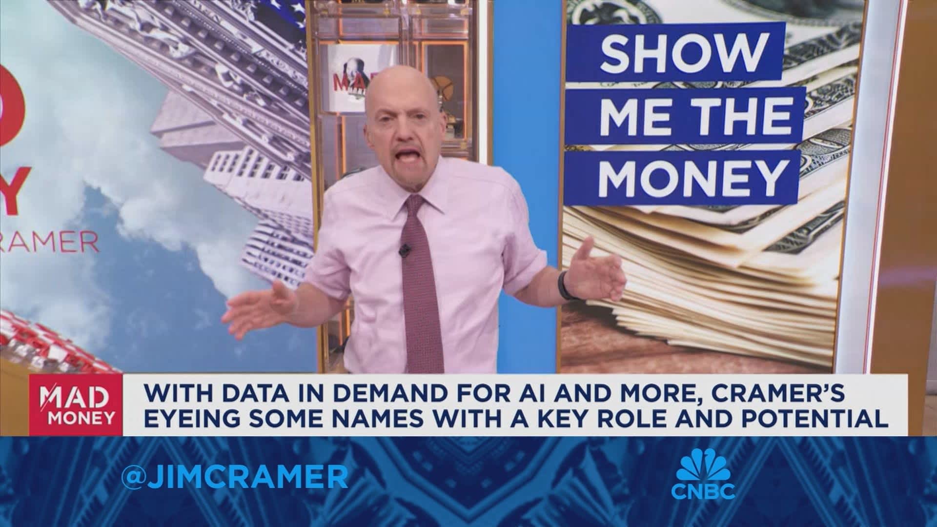 Right now you want to be invested in companies that don't cater to the consumer, says Jim Cramer