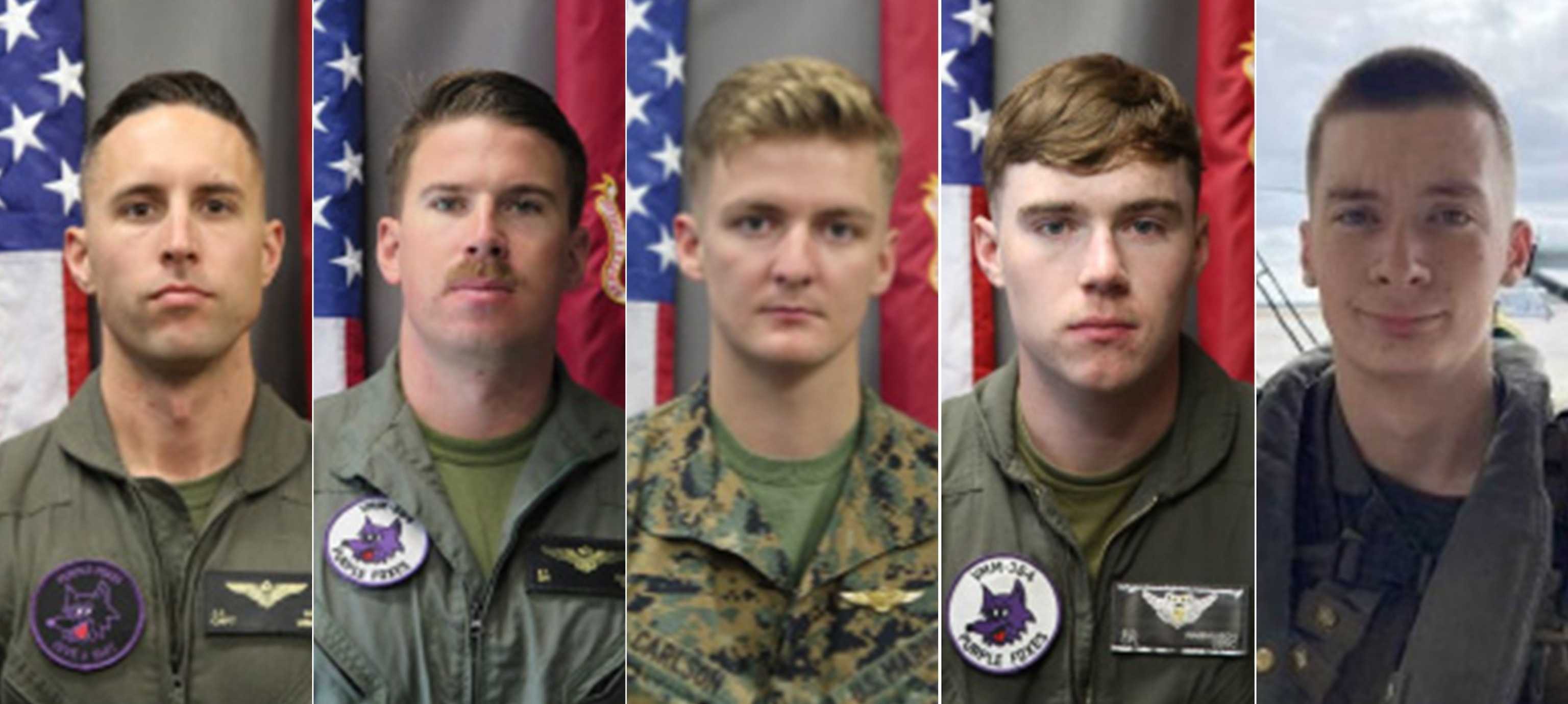 PHOTO: Captain John J. Sax, Captain Nicholas P. Losapio, Corporal Nathan E. Carlson, Corporal Seth D. Rasmuson, Lance Corporal Evan A. Strickland