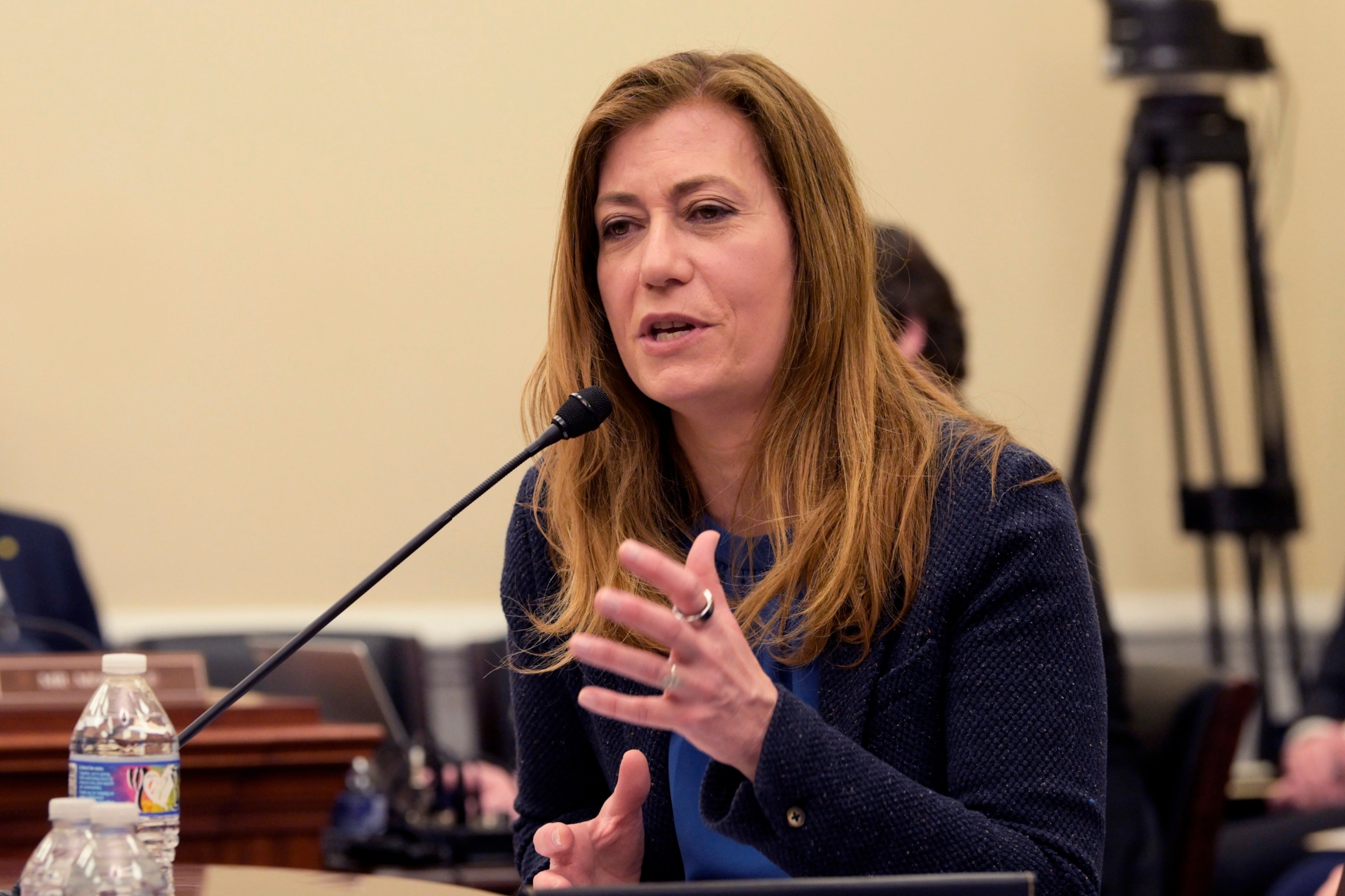 PHOTO: Drug Enforcement Administration (DEA) Administrator Anne Milgram testifies before the House Appropriations Committee during a hearing, May 7, 2024, in Washington. 