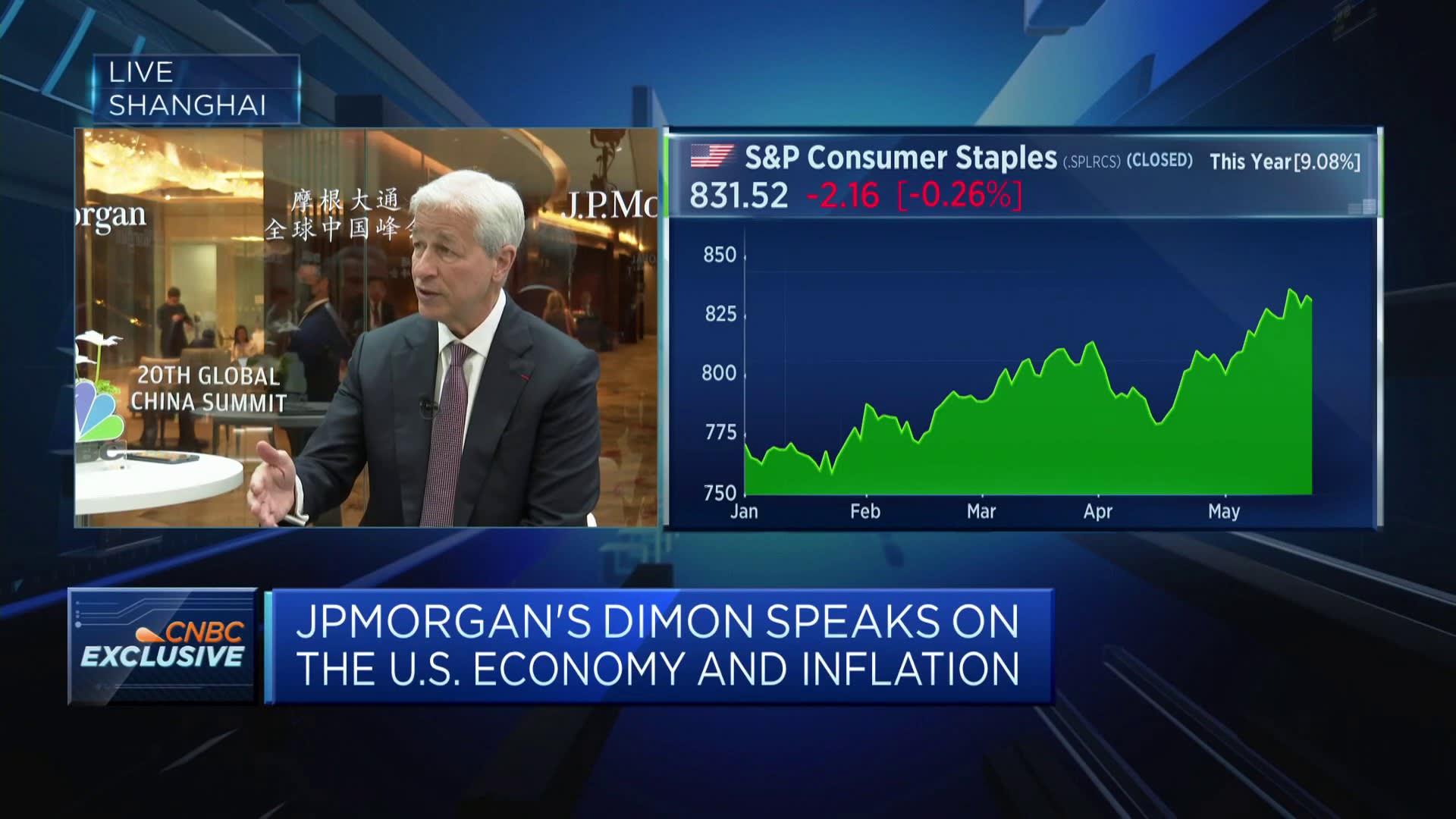 'Put me in the cautious side on this one': Jamie Dimon shares his outlook on U.S. interest rates
