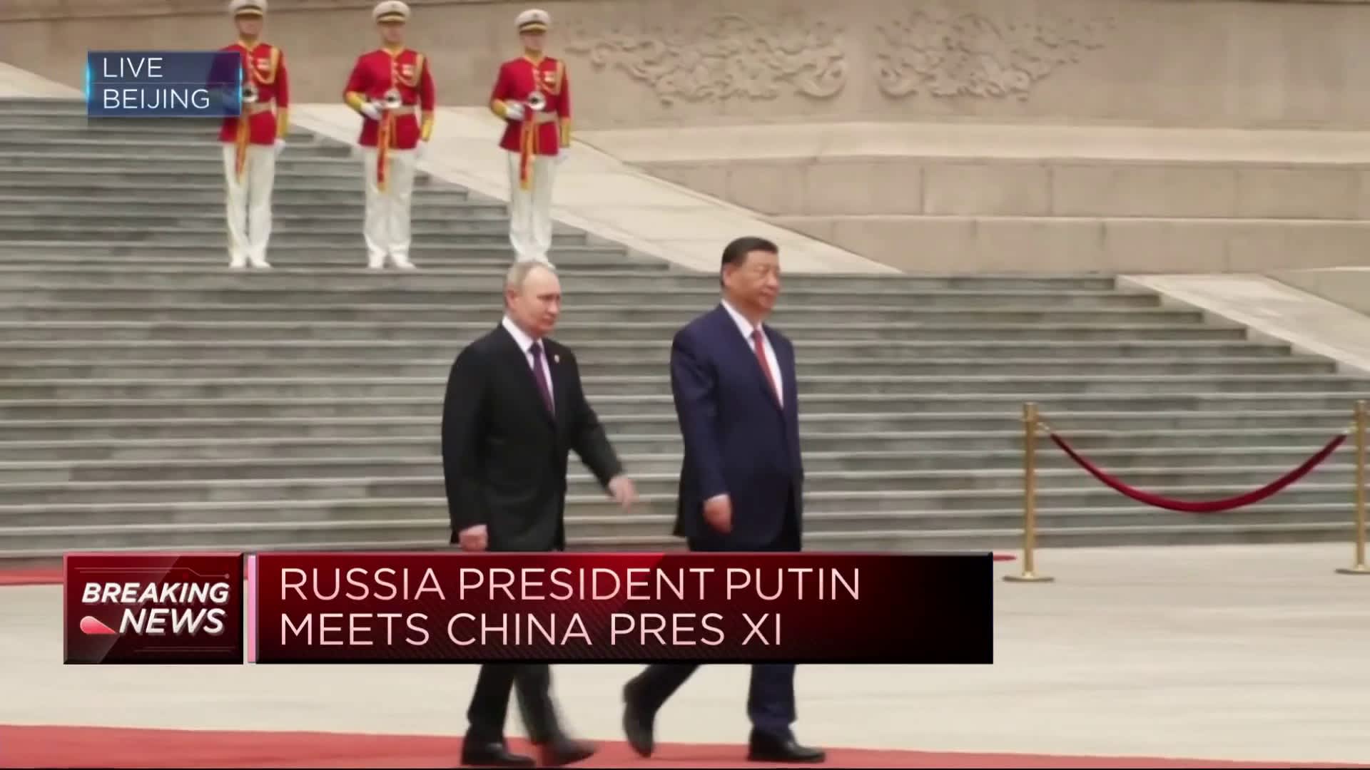 Xi welcomes Putin to China as both leaders seek to bolster strategic ties
