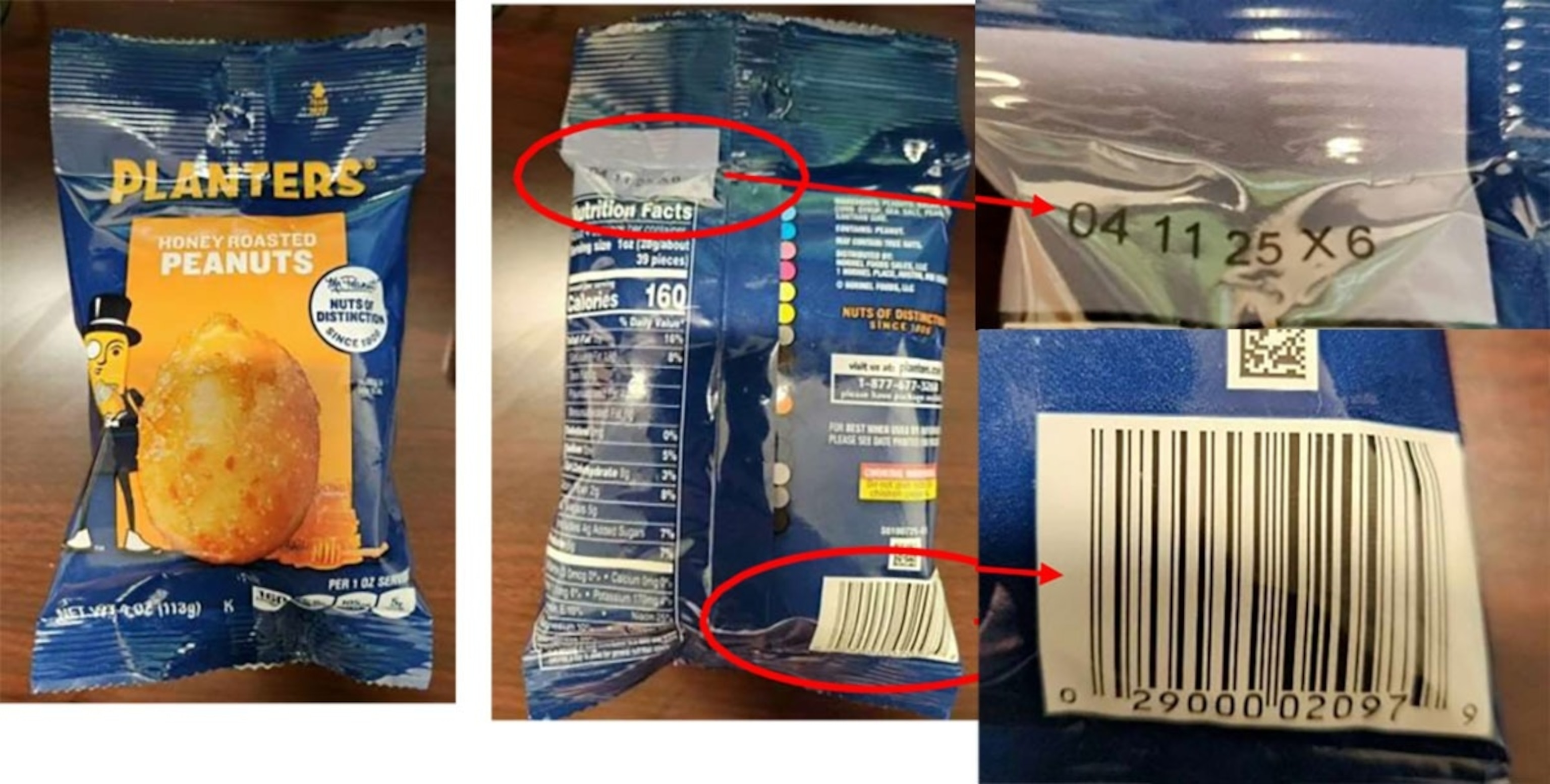 PHOTO: Hormel Foods initiated a voluntary recall on two Planters brand products for honey roasted peanuts and mixed nuts sold in 5 states. 