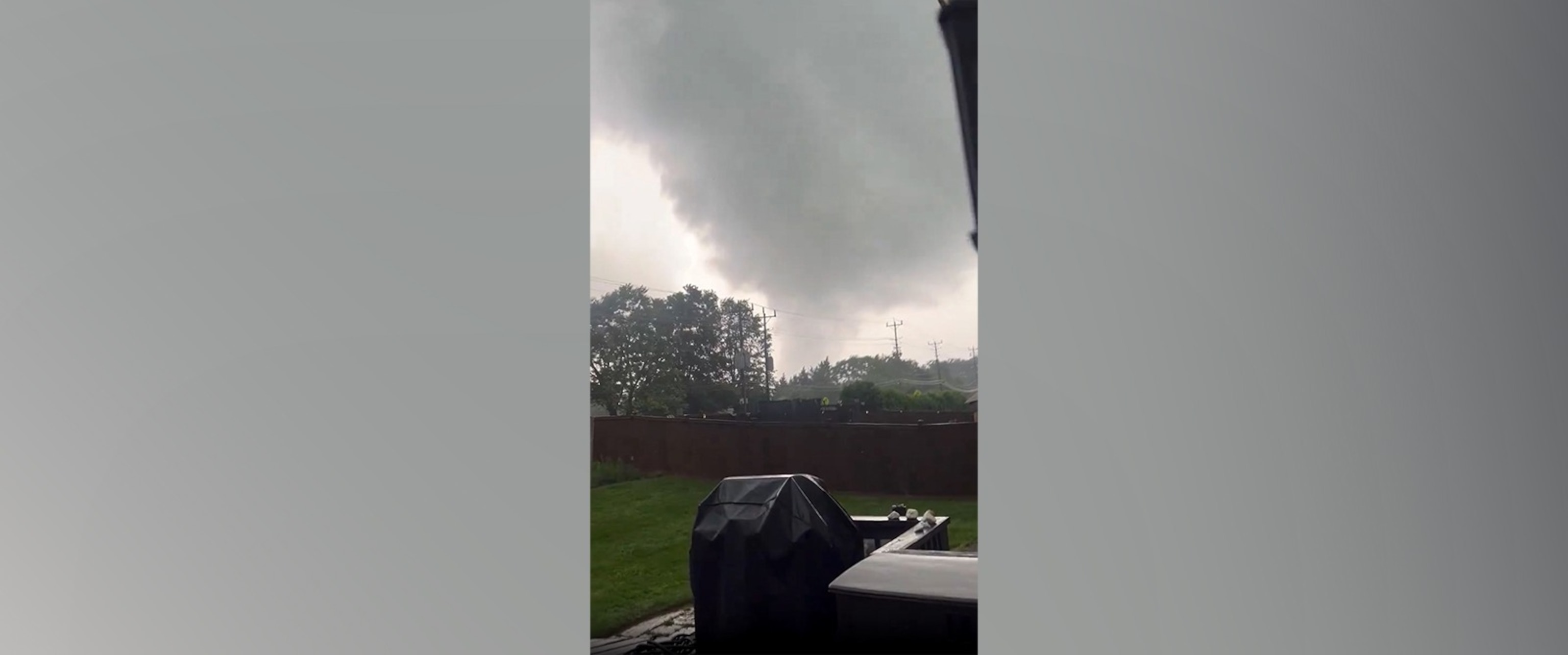 PHOTO: In this screen grab from a video, a possible tornado is shown in Gaithersburg, Maryland on June 5, 2024.