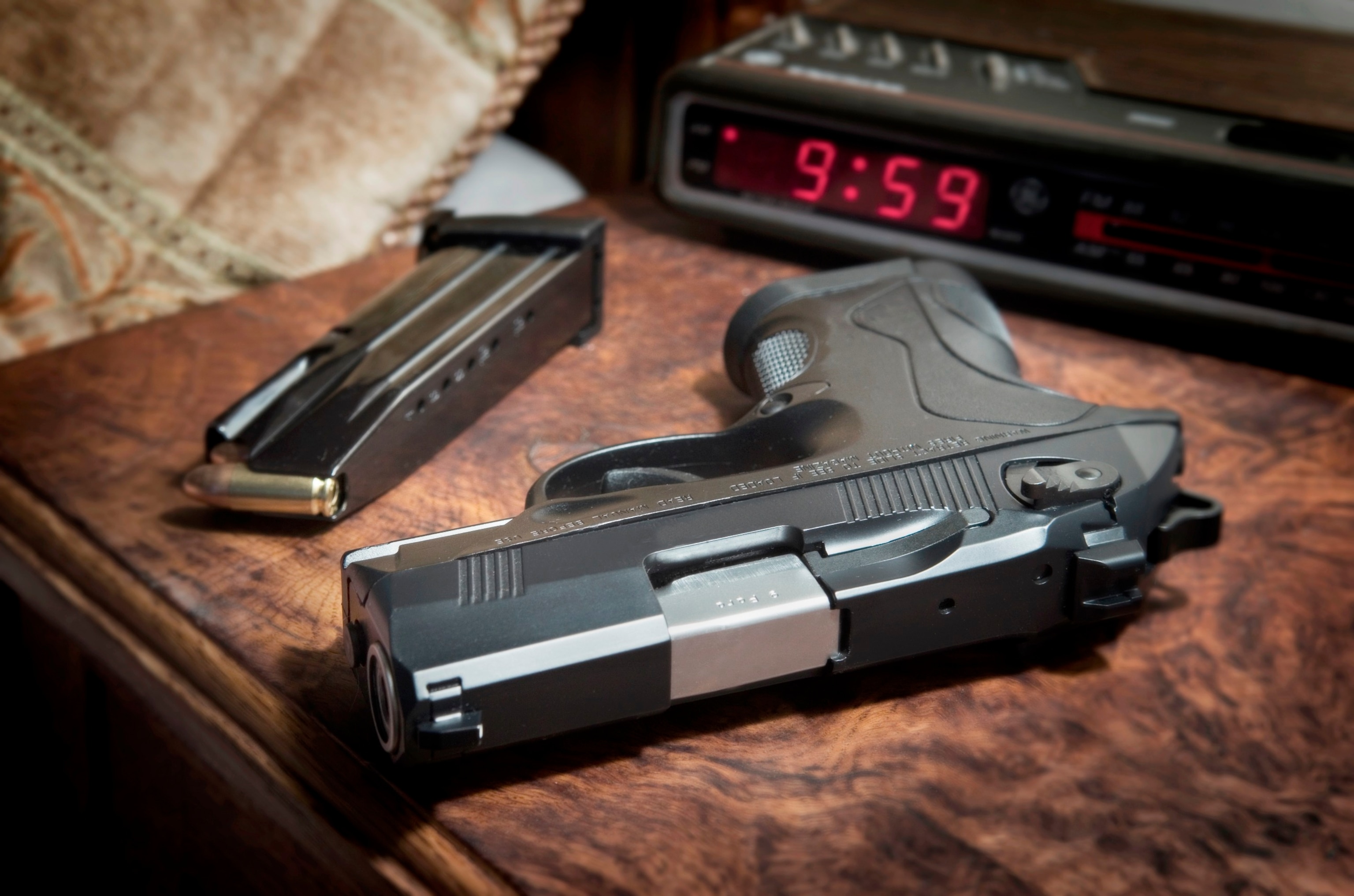 PHOTO: Stock photo of a gun improperly stored.