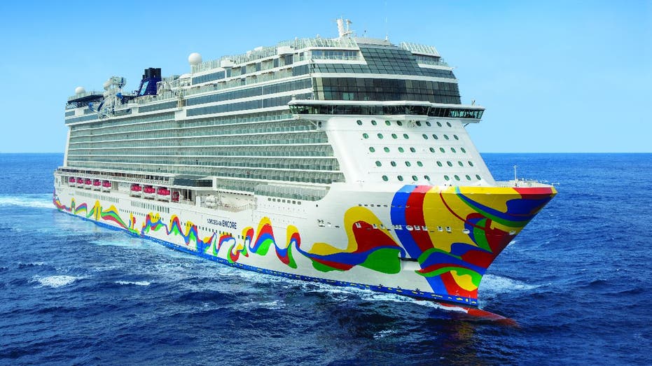 Norwegian Encore at sea