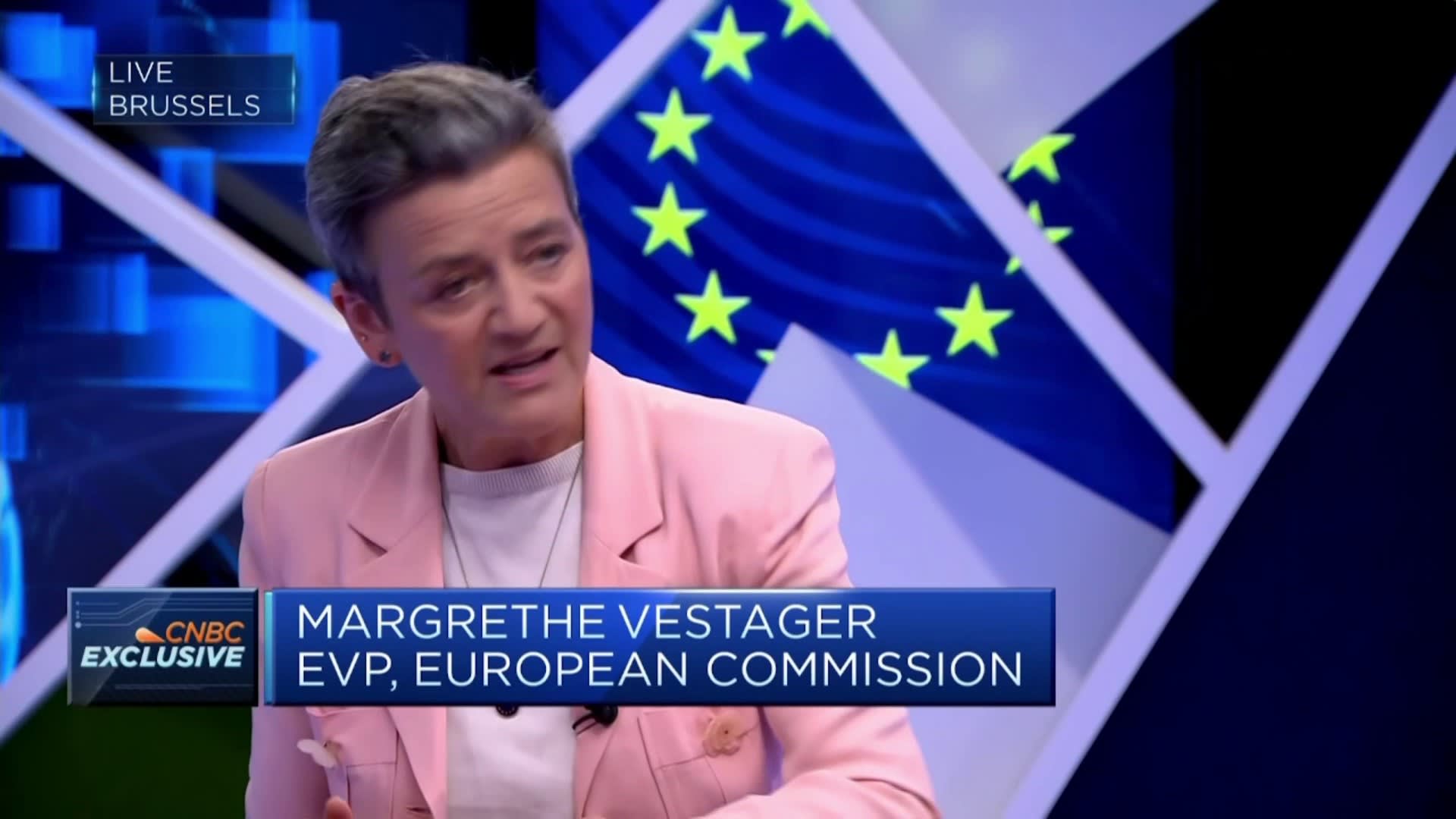 Watch CNBC's full interview with the EU's Margrethe Vestager