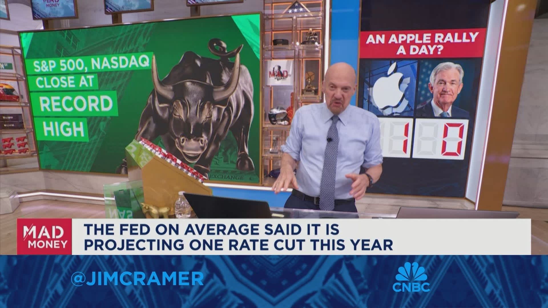 More readings like the May CPI will give the Fed what it needs to cut rates, says Jim Cramer