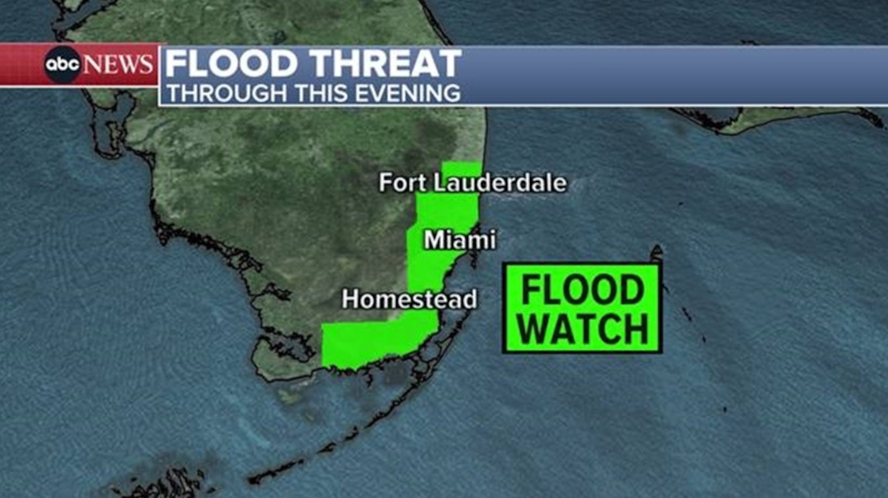 PHOTO: flood threat weather graphic