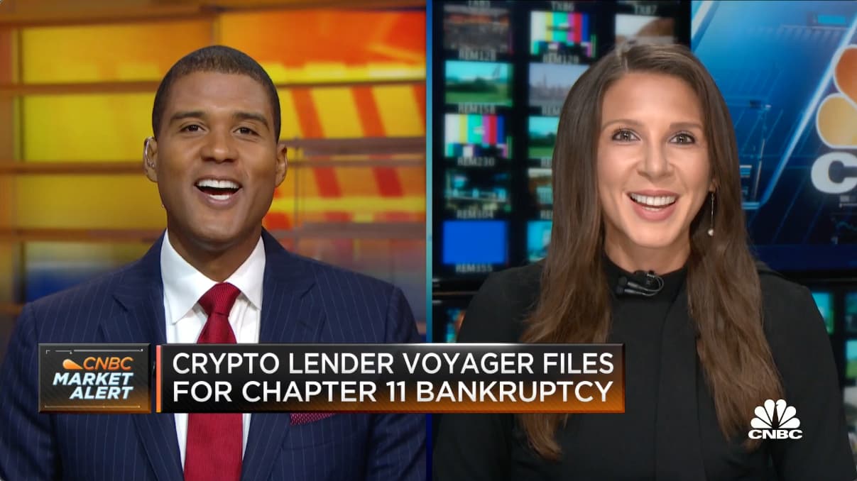 Voyager Digital files for bankruptcy amid crypto lender solvency crisis