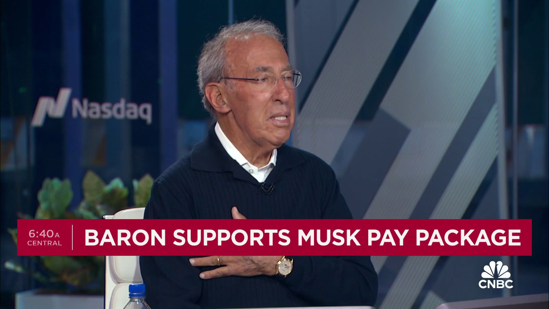 Ron Baron on supporting Elon Musk's pay package: He's created tremendous wealth for people