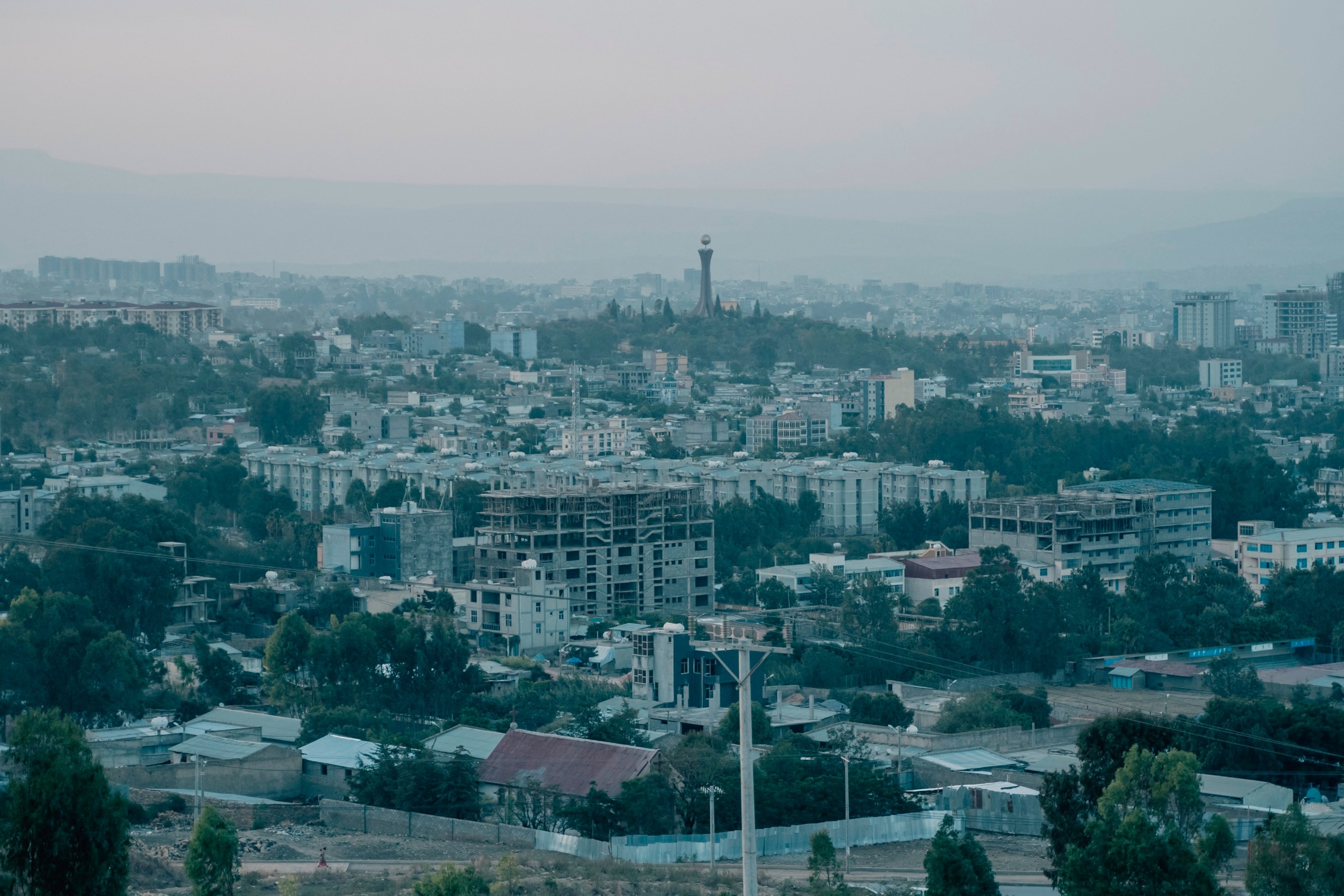 PHOTO: This photograph taken on May 24, 2024 shows a general view of the city of Mekele, capital of Ethiopia's region of Tigray. 
