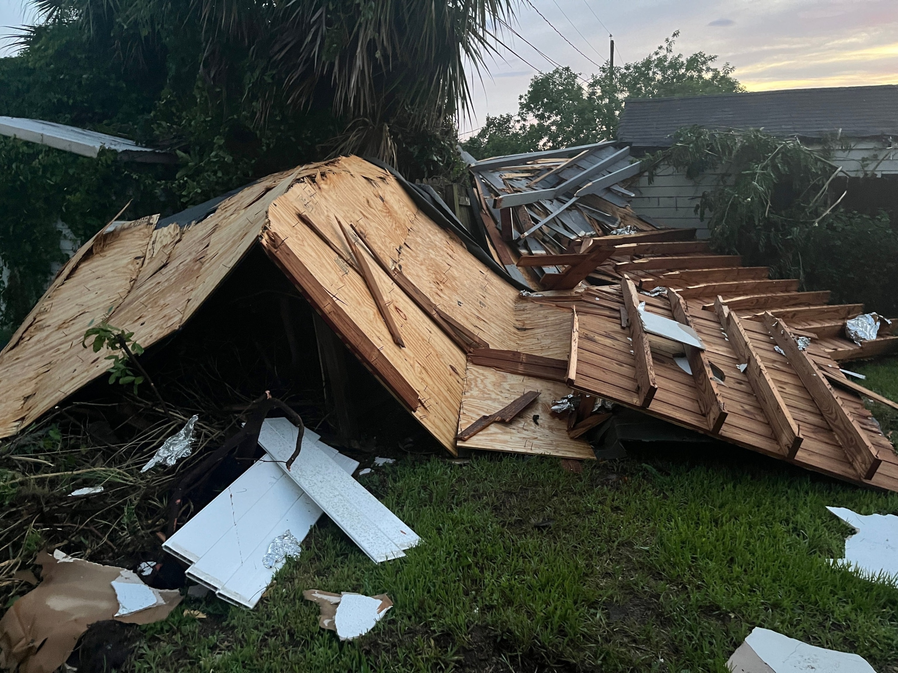 PHOTO: A neighborhood off of Sarno in Melbourne in Florida is seen on June 27, 2024.