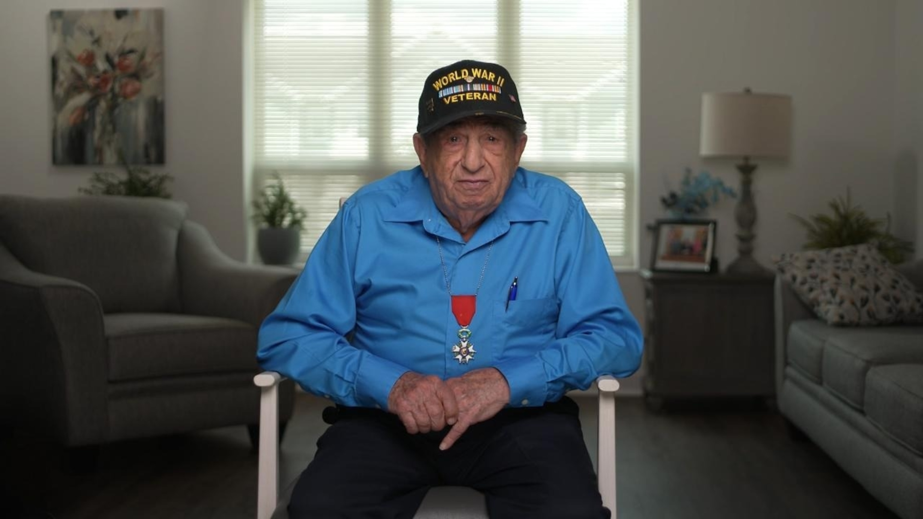 PHOTO: World War II veteran Irving Locker looks back on the invasion of Normandy ahead of the 80th anniversary of D-Day.