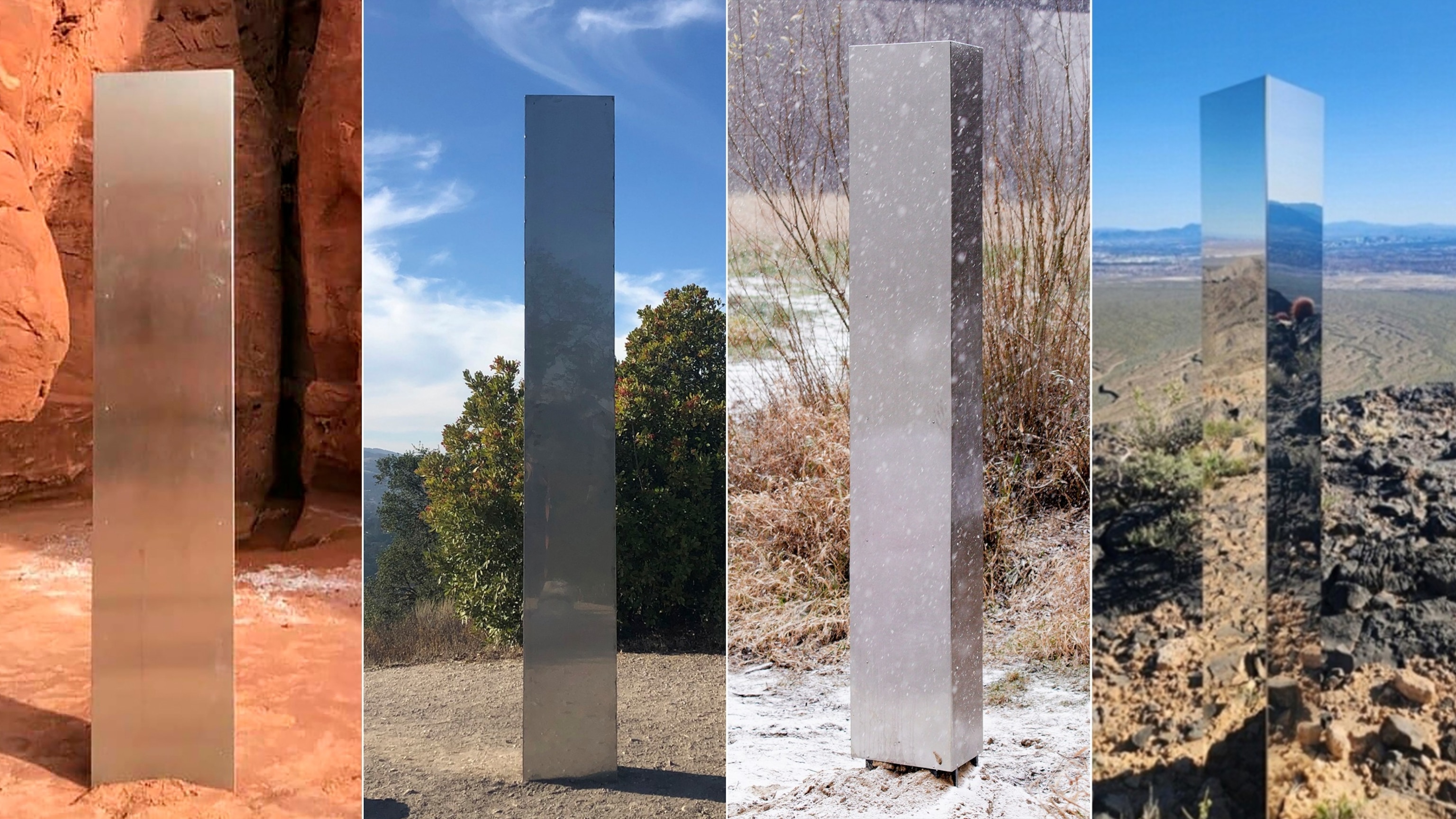 PHOTO: Monoliths in Utah, California, Warsaw, Poland, and Las Vegas