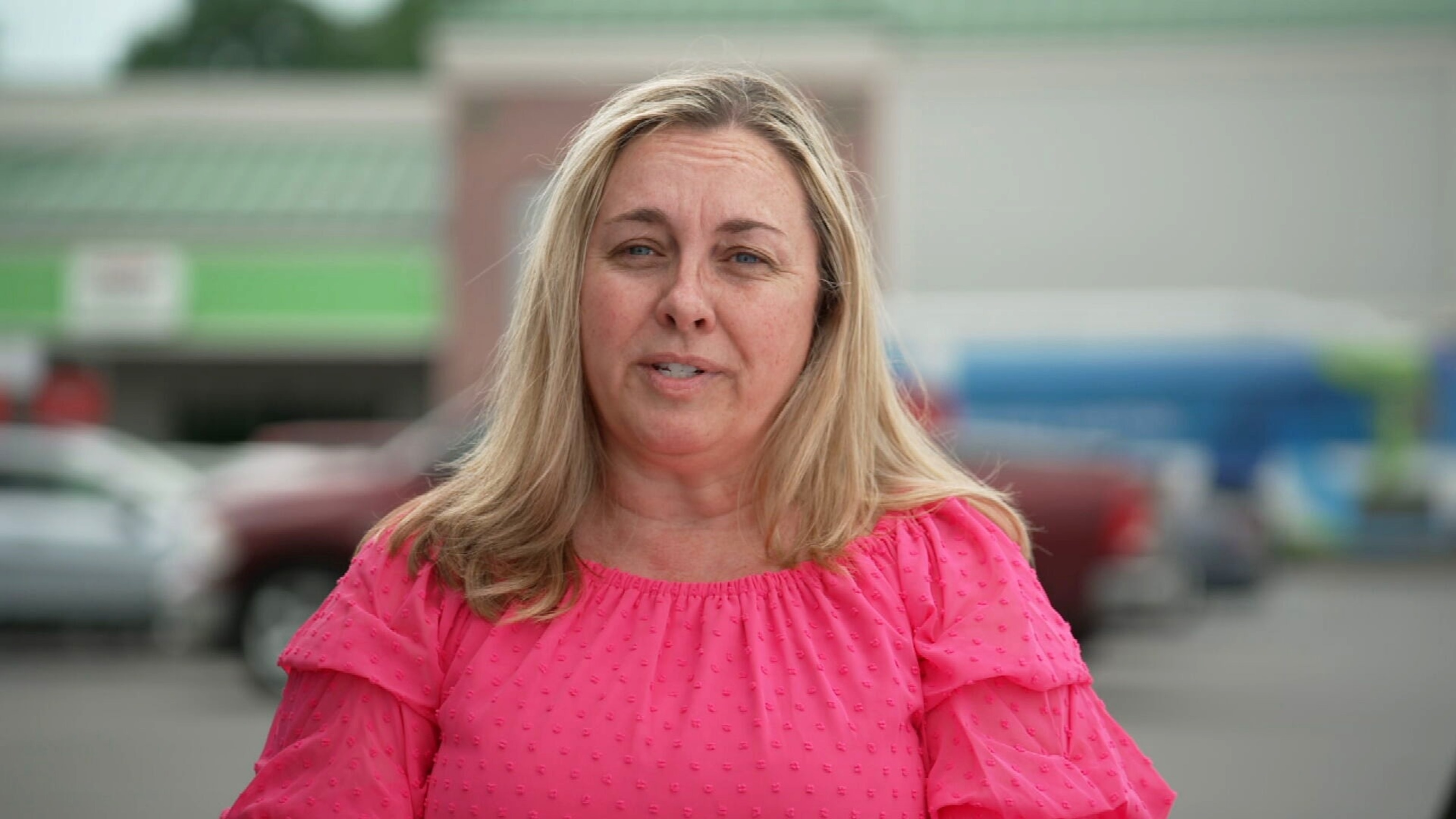 PHOTO: Jennifer Merceau speaks to ABC News in Scranton, PA.