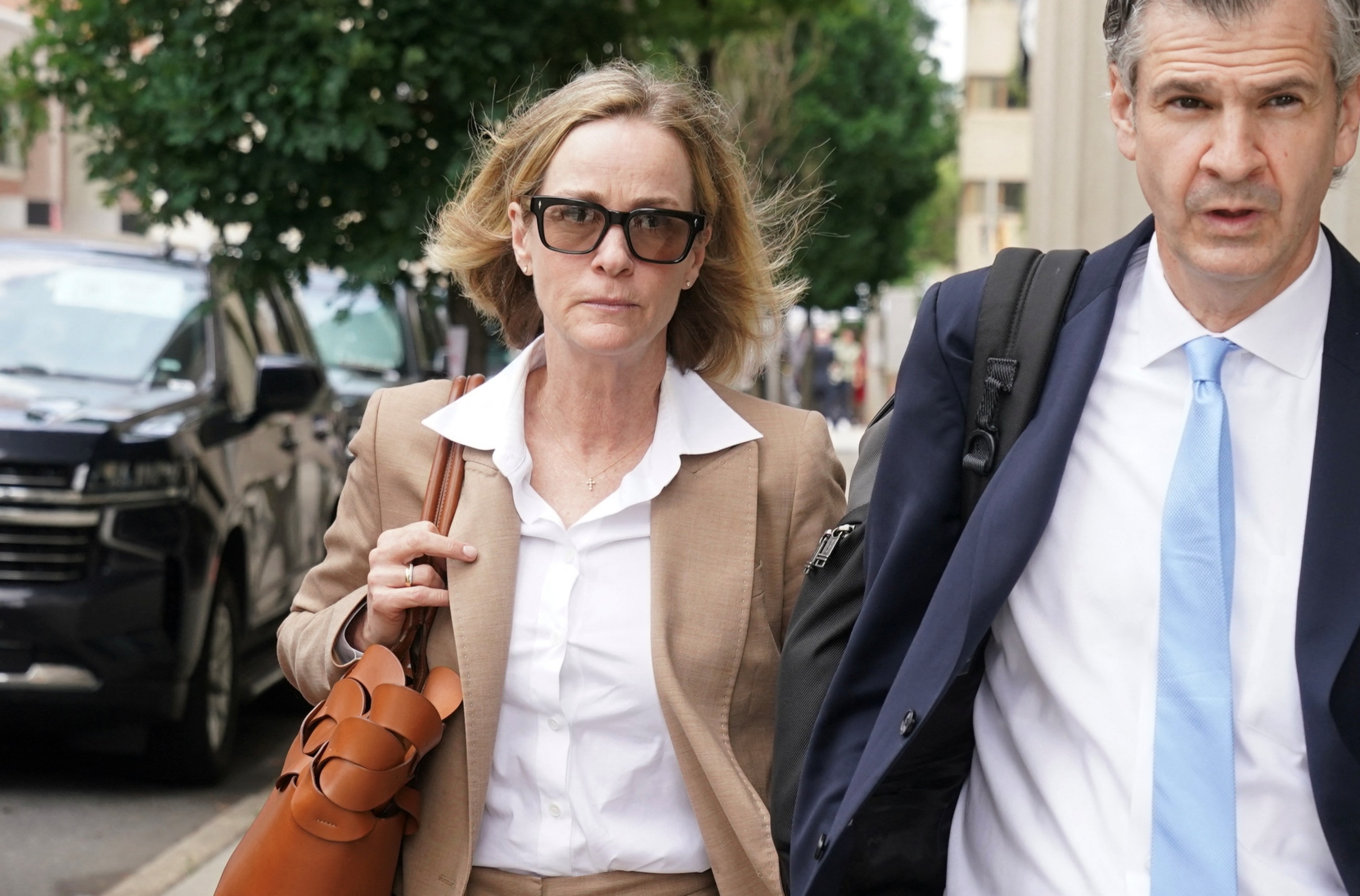 PHOTO: Hunter Biden's former wife, Kathleen Buhle departs the federal courthouse after taking the stand during the trial of Hunter Biden, son of President Joe Biden, on criminal gun charges in Wilmington, Del., June 5, 2024.