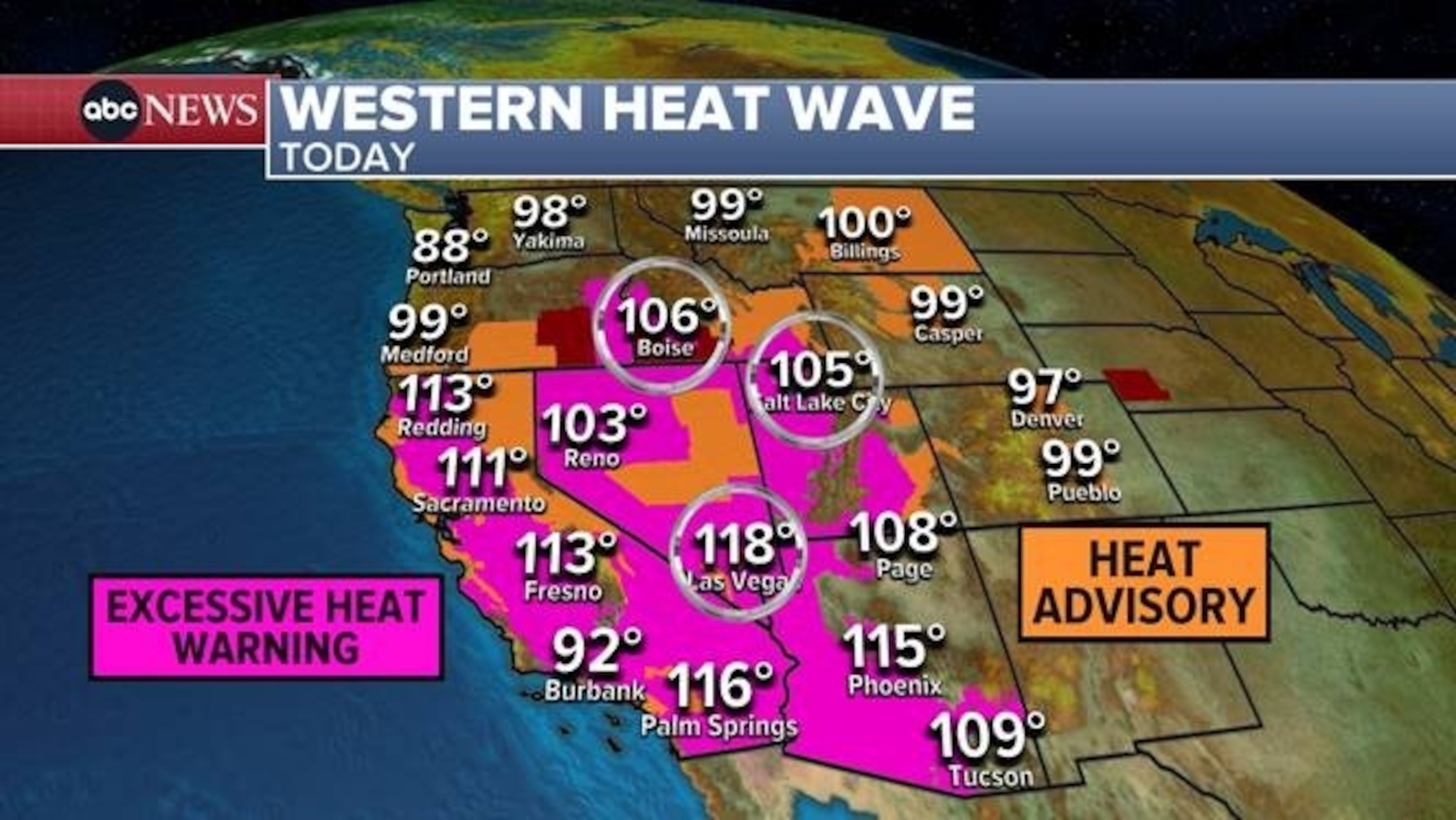 PHOTO: Western heat wave.