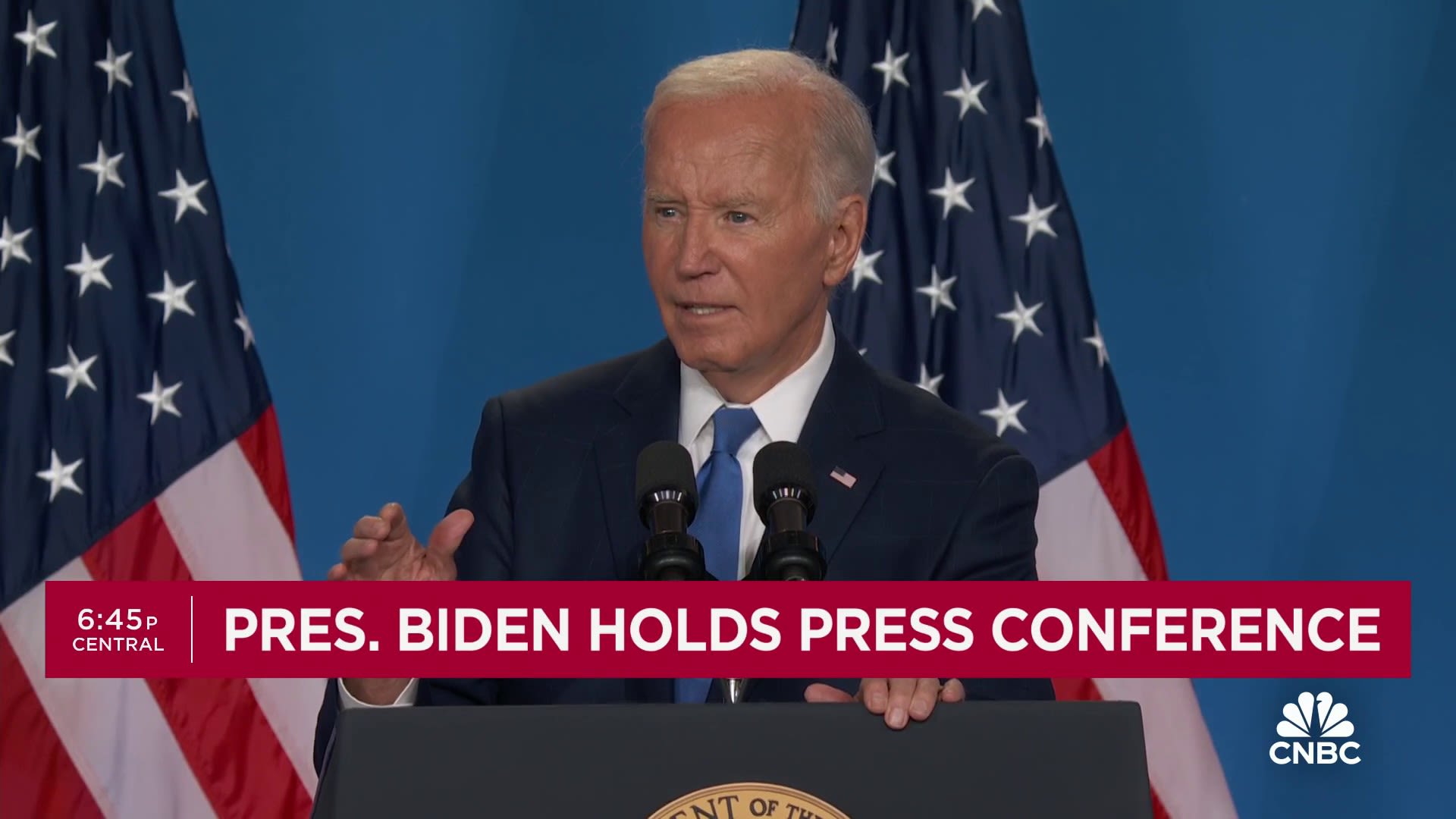 Pres. Biden: Vice President Harris is qualified to be president, 'that's why I picked her'