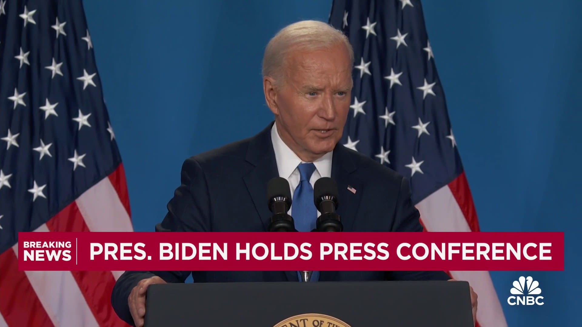 Pres. Biden mistakenly calls Vice President Harris 'Trump'