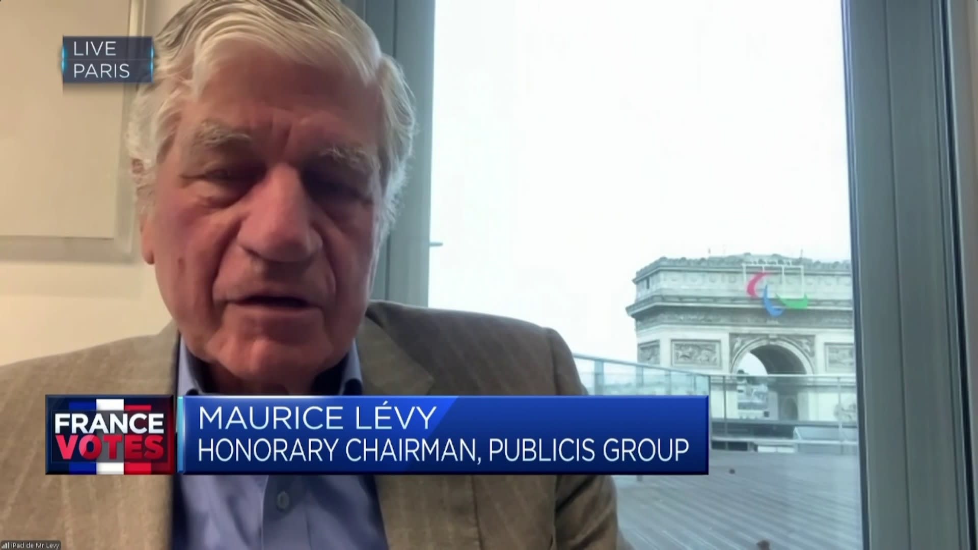 French hung parliament is 'best outcome' in election scenario, Publicis chairman Maurice Lévy says