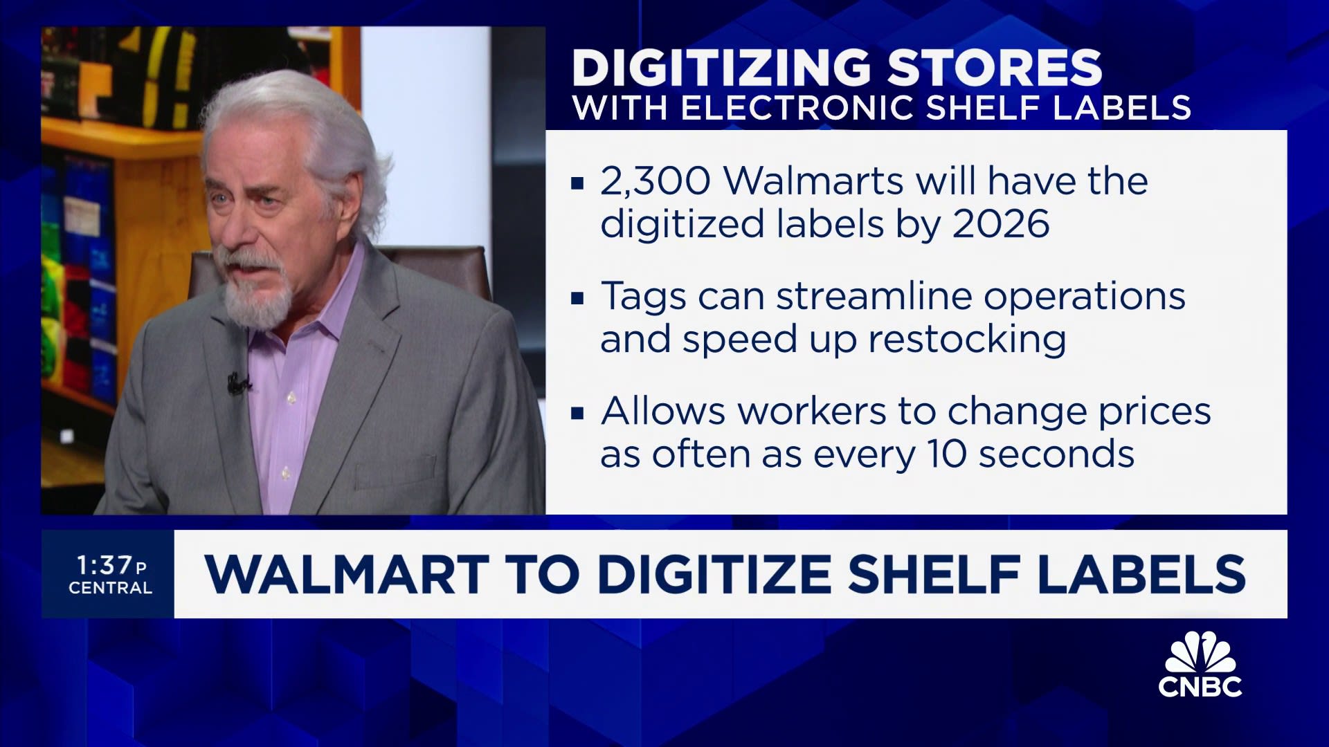 Walmart's electronic shelf labels may pave the way for dynamic pricing, says Supermarket Guru CEO