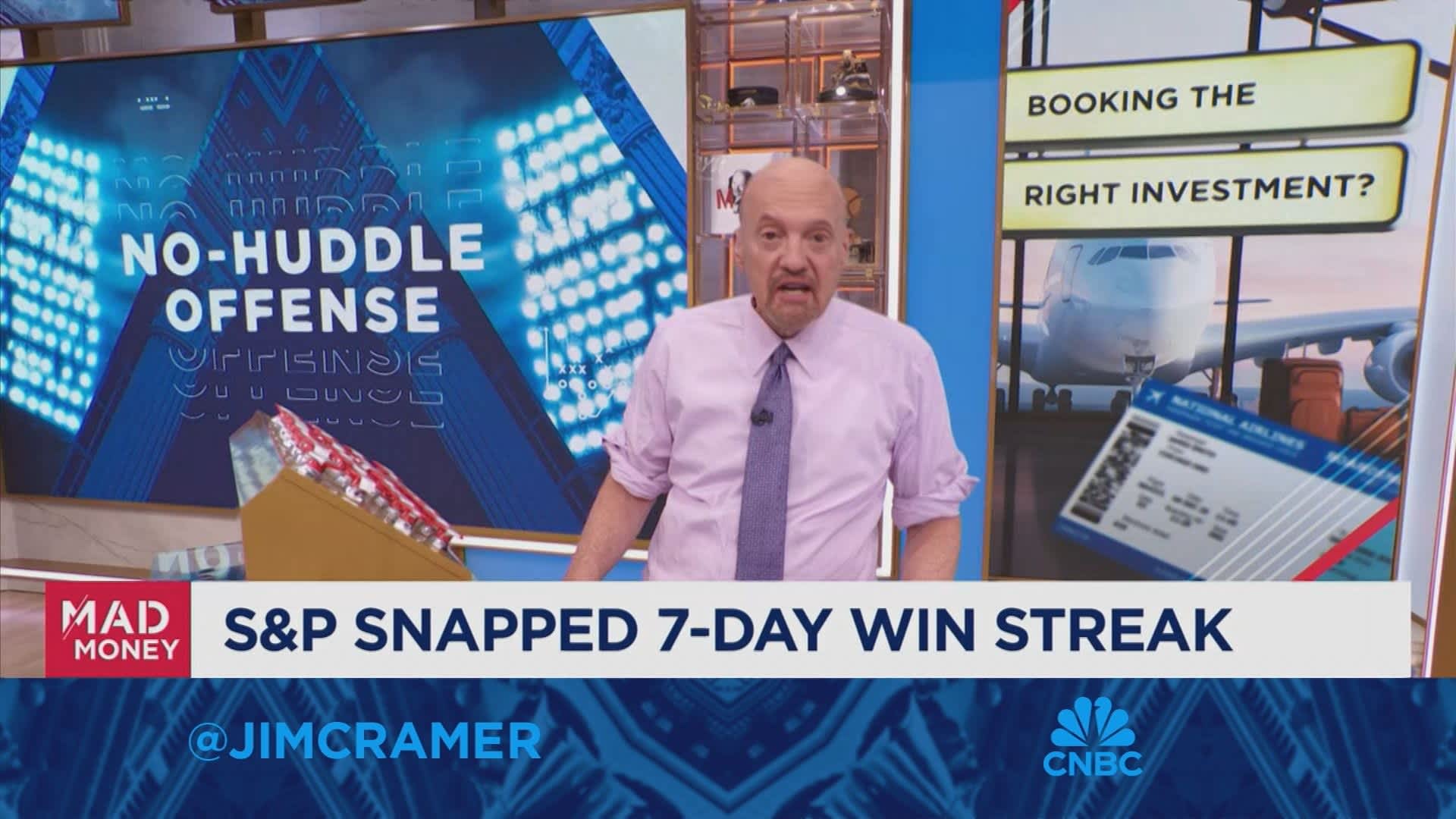 'None of the airlines are worth buying here', says Jim Cramer
