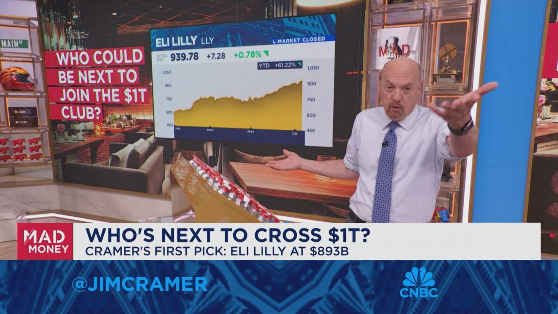 Eli Lilly could be next to cross $1 trillion mark, says Jim Cramer