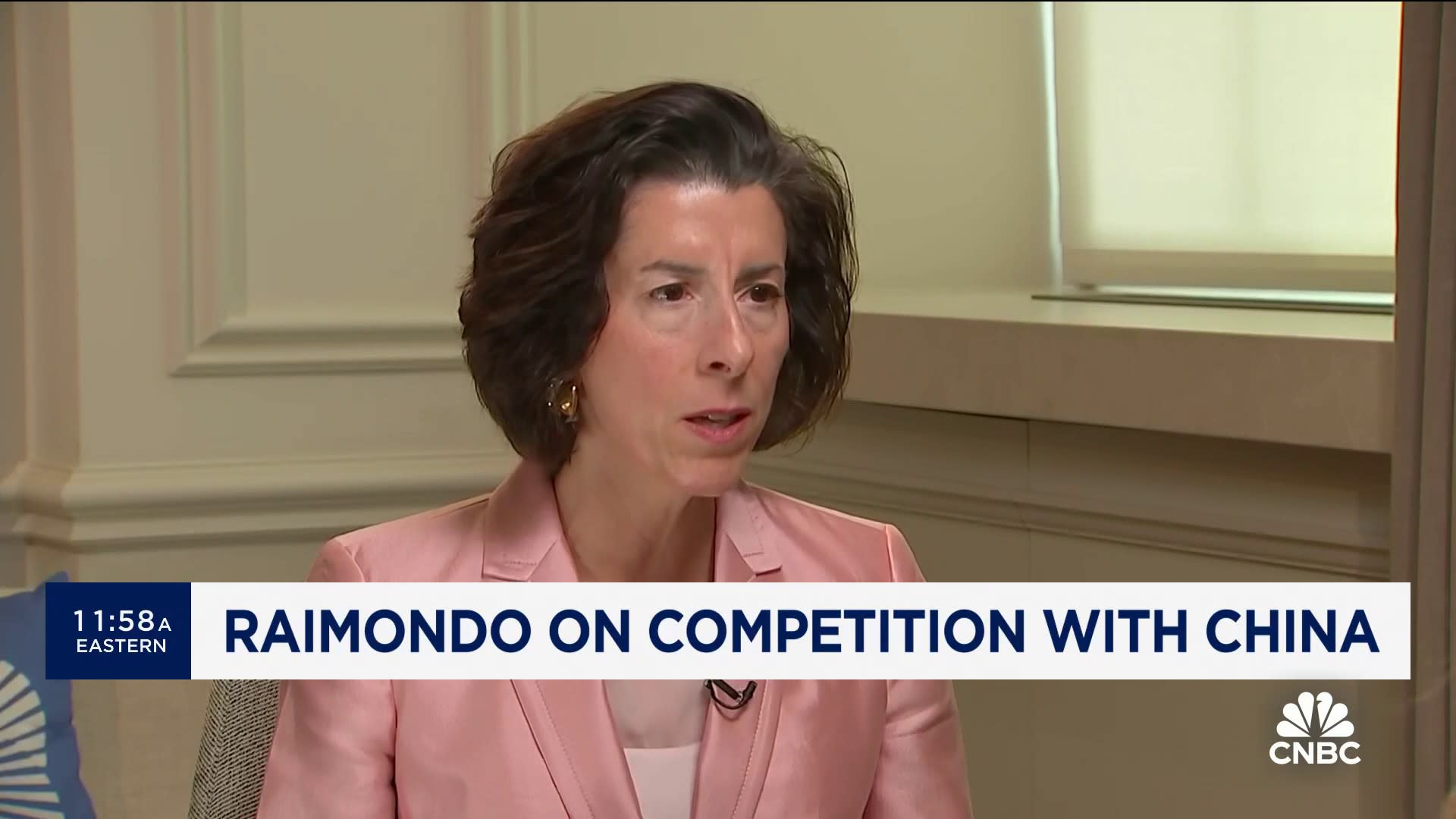 Commerce Secretary Gina Raimondo on competition with China: They cannot have our AI chips