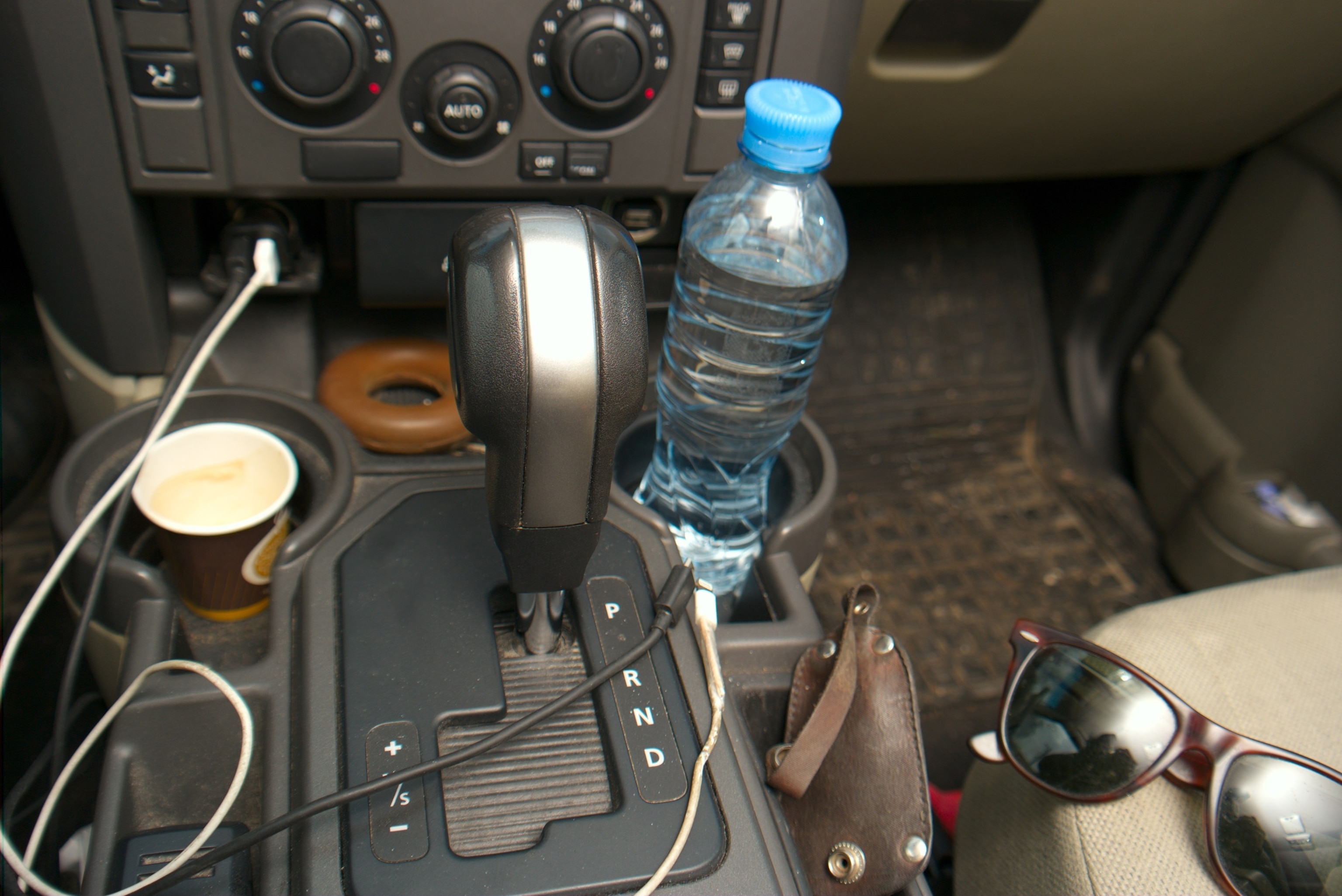 PHOTO: Items in a car.