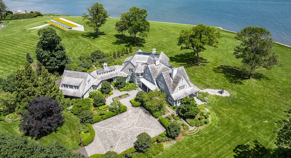 An overhead view of the $27.5 million home