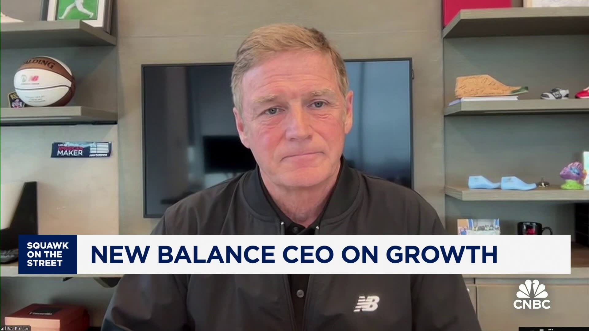 New Balance CEO on WNBA deal and development into sports brand
