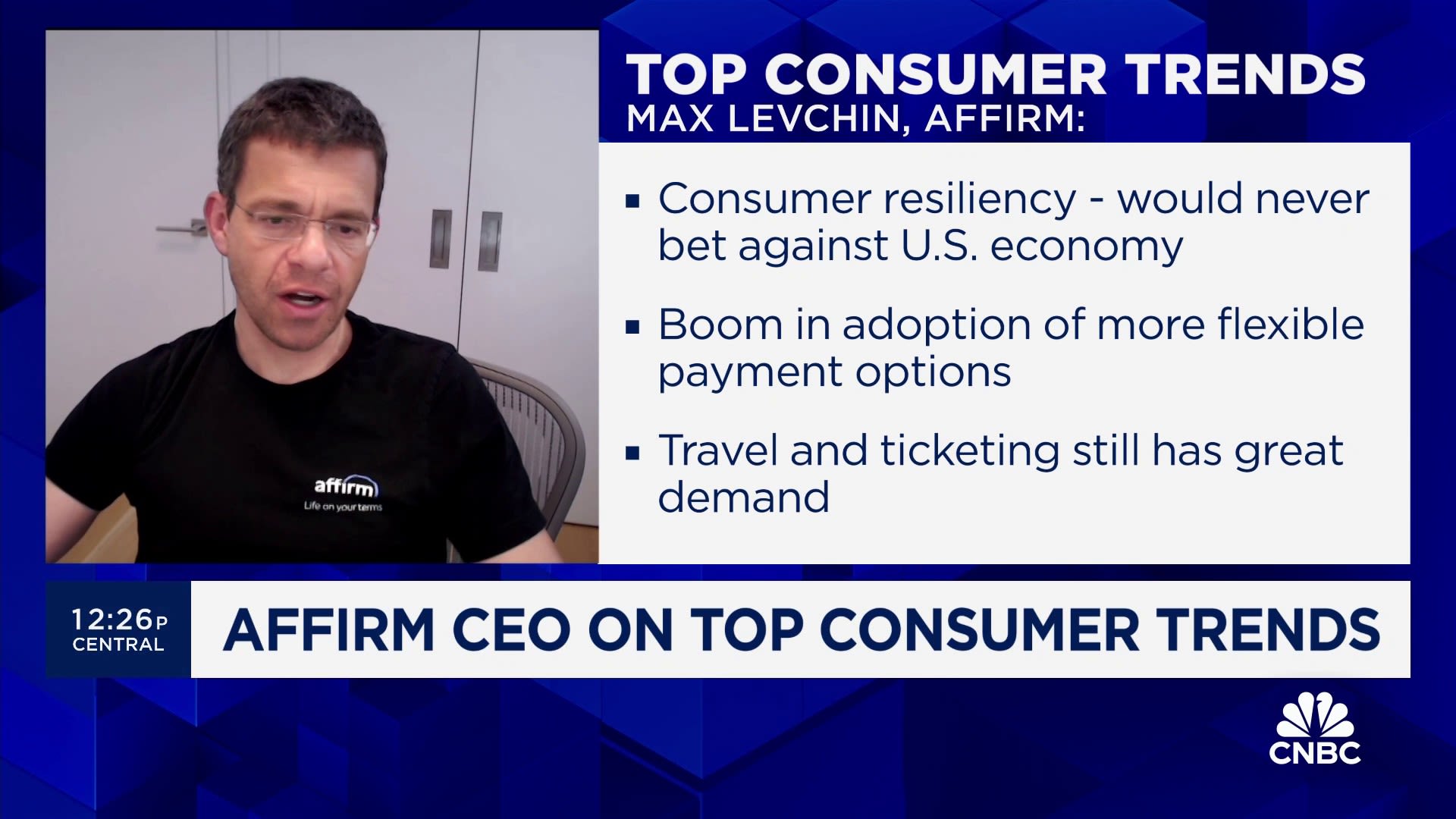 Affirm CEO on consumer behavior: 'shopping is back on and people are buying'