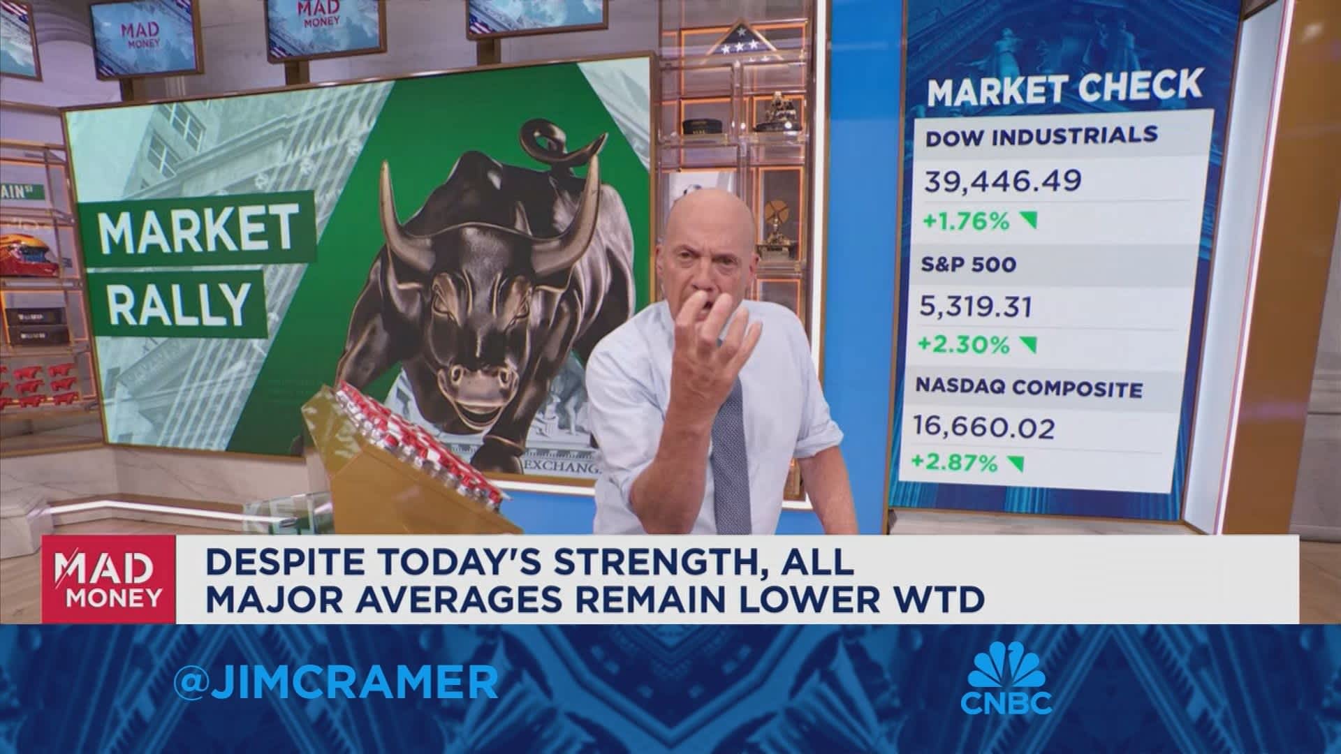 Jim Cramer talks today's market bounce