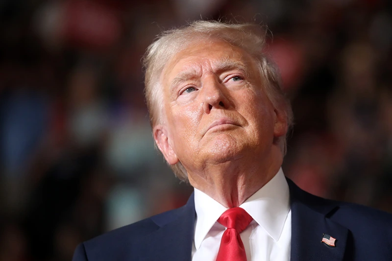 Republican presidential nominee, former U.S. President Donald Trump speaks at a rally on July 31, 2024 in Harrisburg, Pennsylvania. Trump is returning to Pennsylvania for the first time since the assassination attempt. Polls show a close race with Democratic presidential candidate, U.S. Vice President Kamala Harris. (Photo by Spencer Platt/Getty Images)