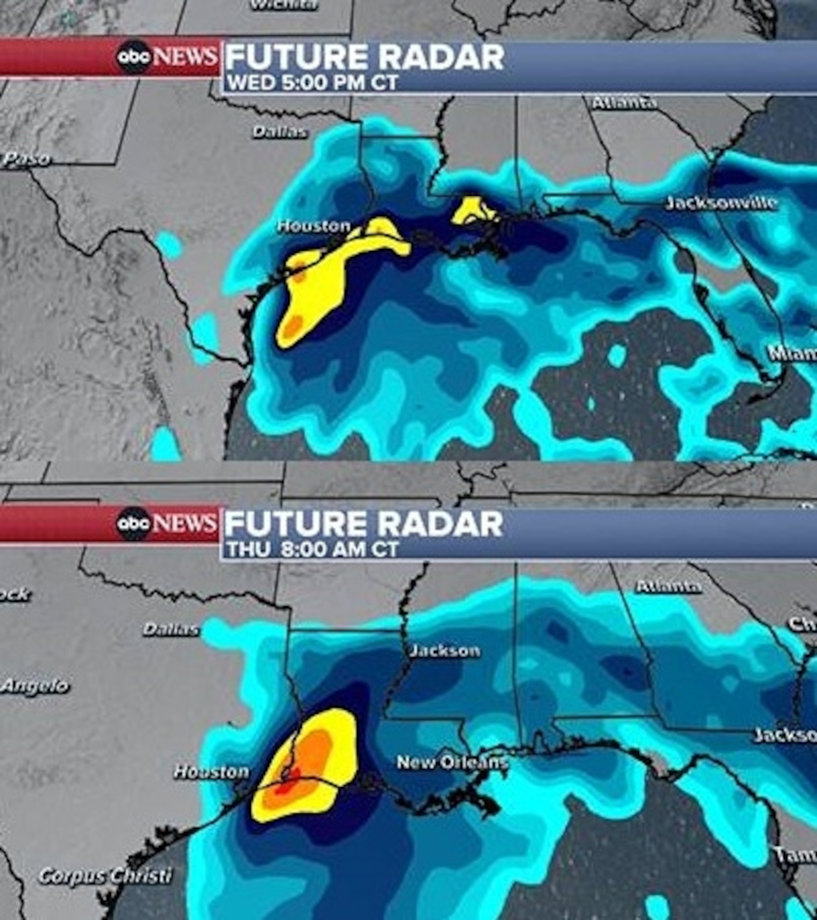 PHOTO: Future radar maps