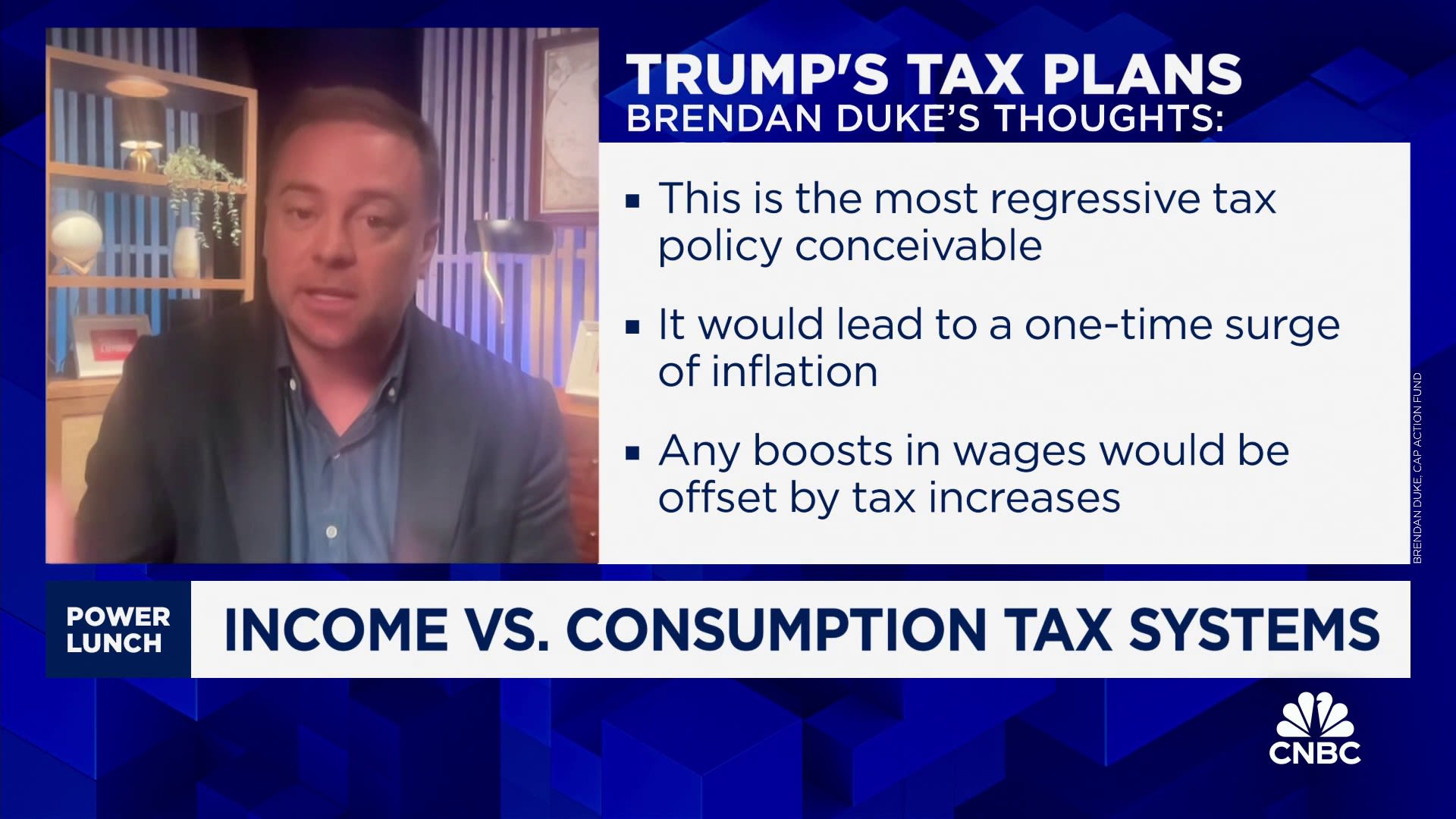 Trump tax plan would be shift from income tax to consumption tax, says CAP's Casey Mulligan