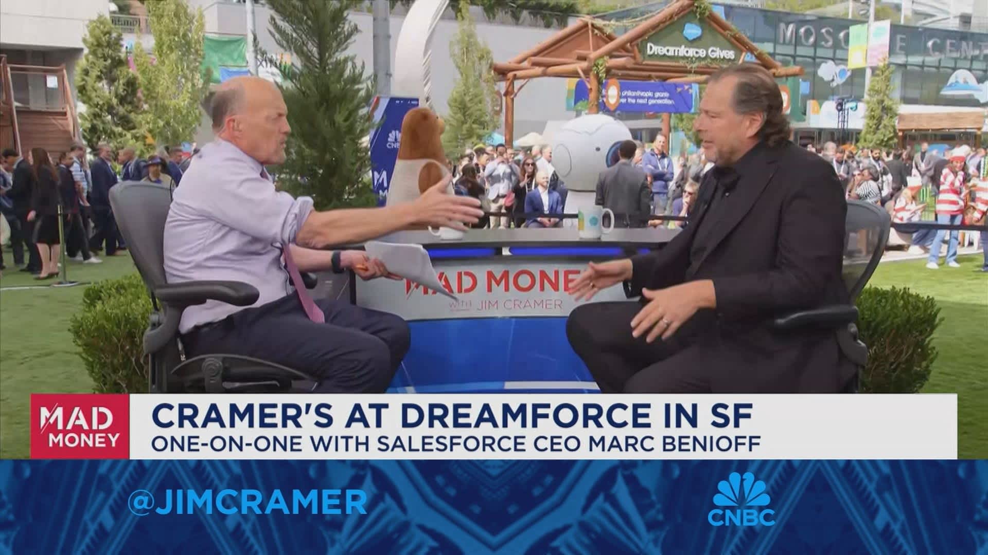 Salesforce CEO Marc Benioff goes one-on-one with Jim Cramer