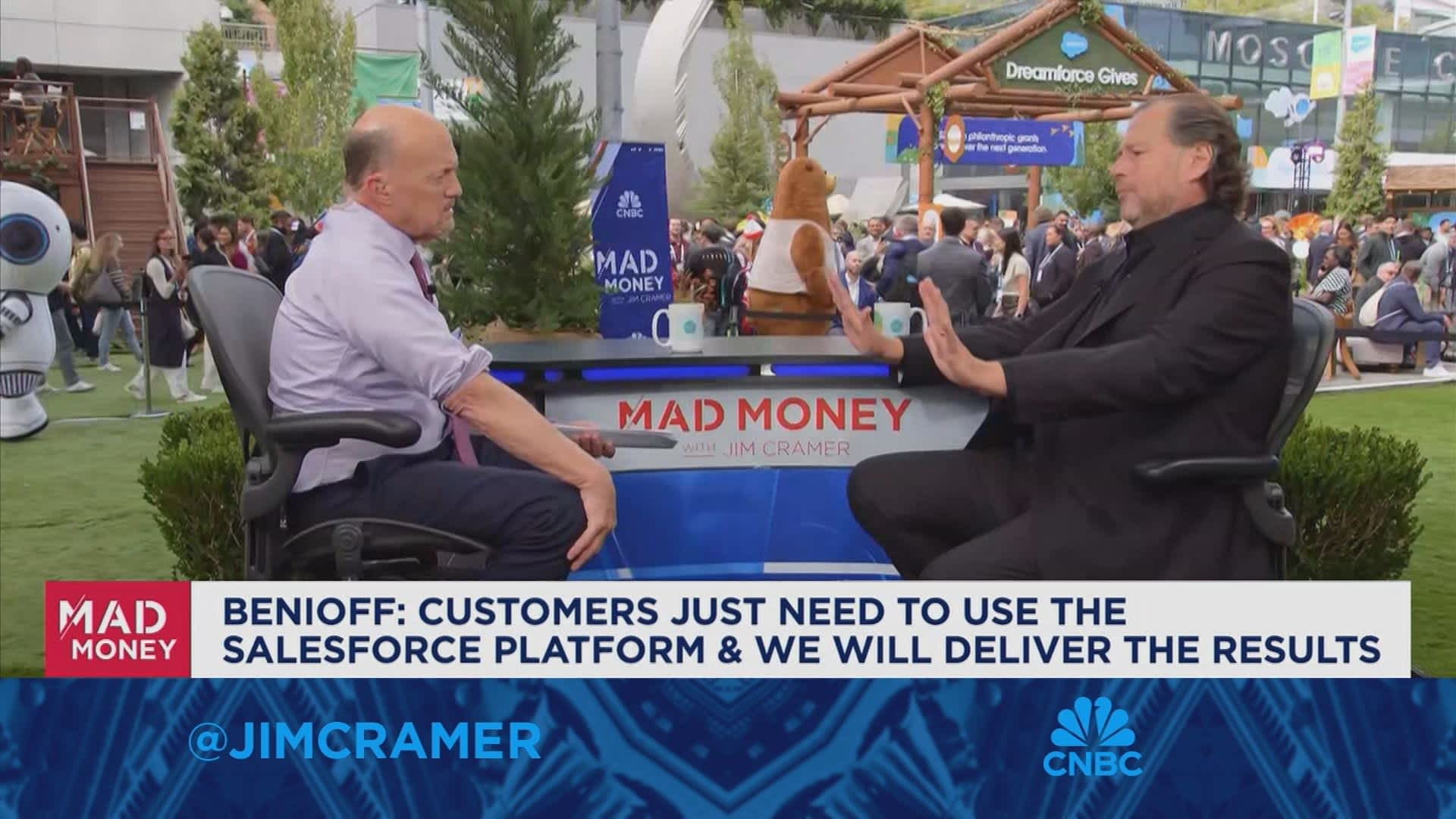 Customers just need to use the Salesforce platform & we will deliver the results, says CEO Marc Benioff