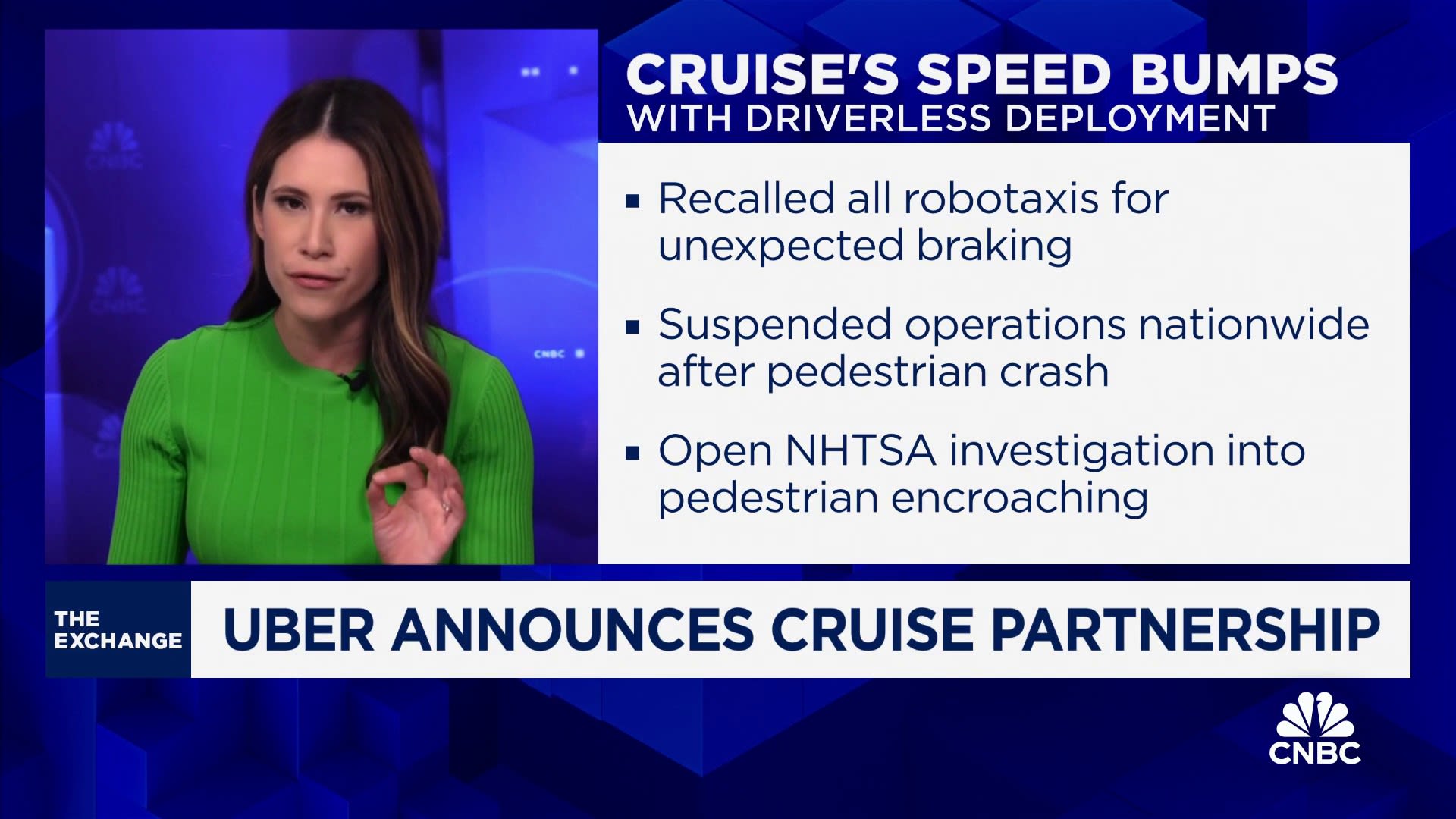 Uber announces partnership with Cruise to offer driverless rides