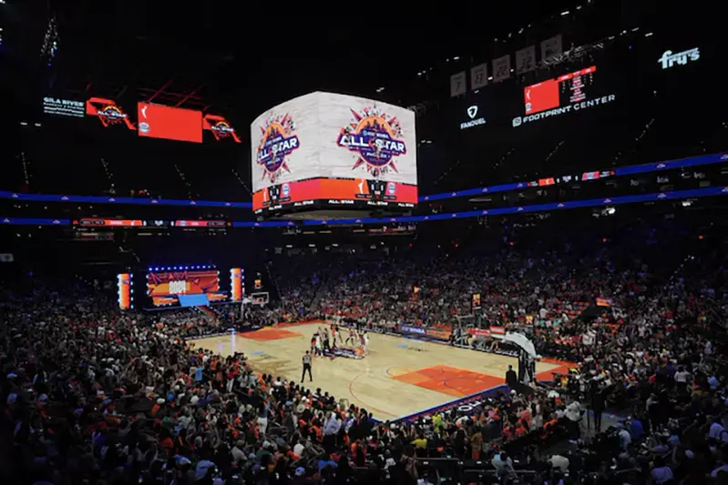 A general view of the opening tip during the WNBA All Star Game at Footprint Center. Mandatory Credit: Joe Camporeale-USA TODAY Sports/File Photo