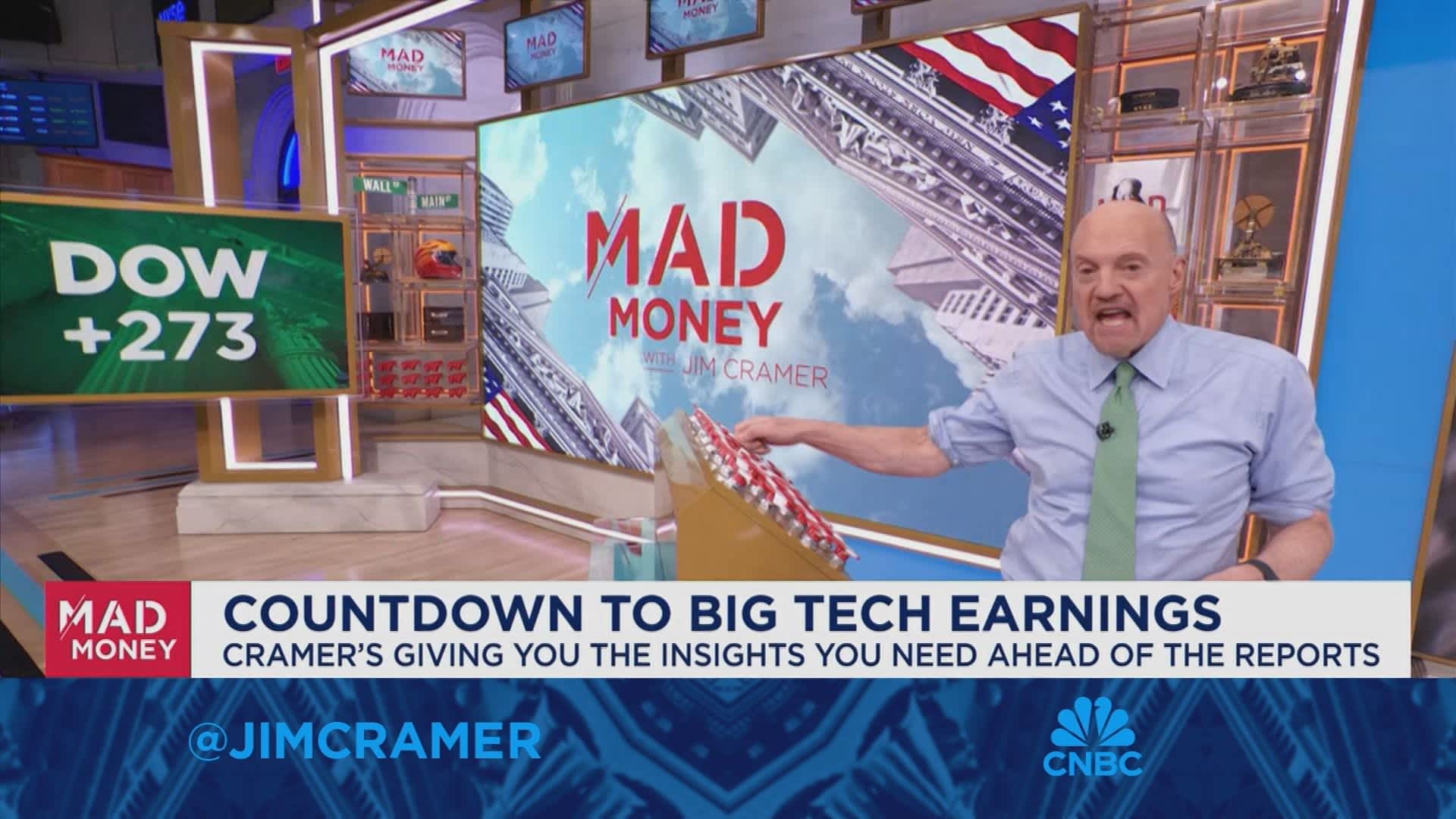 Stocks going up on nothing are 'very dangerous', says Jim Cramer