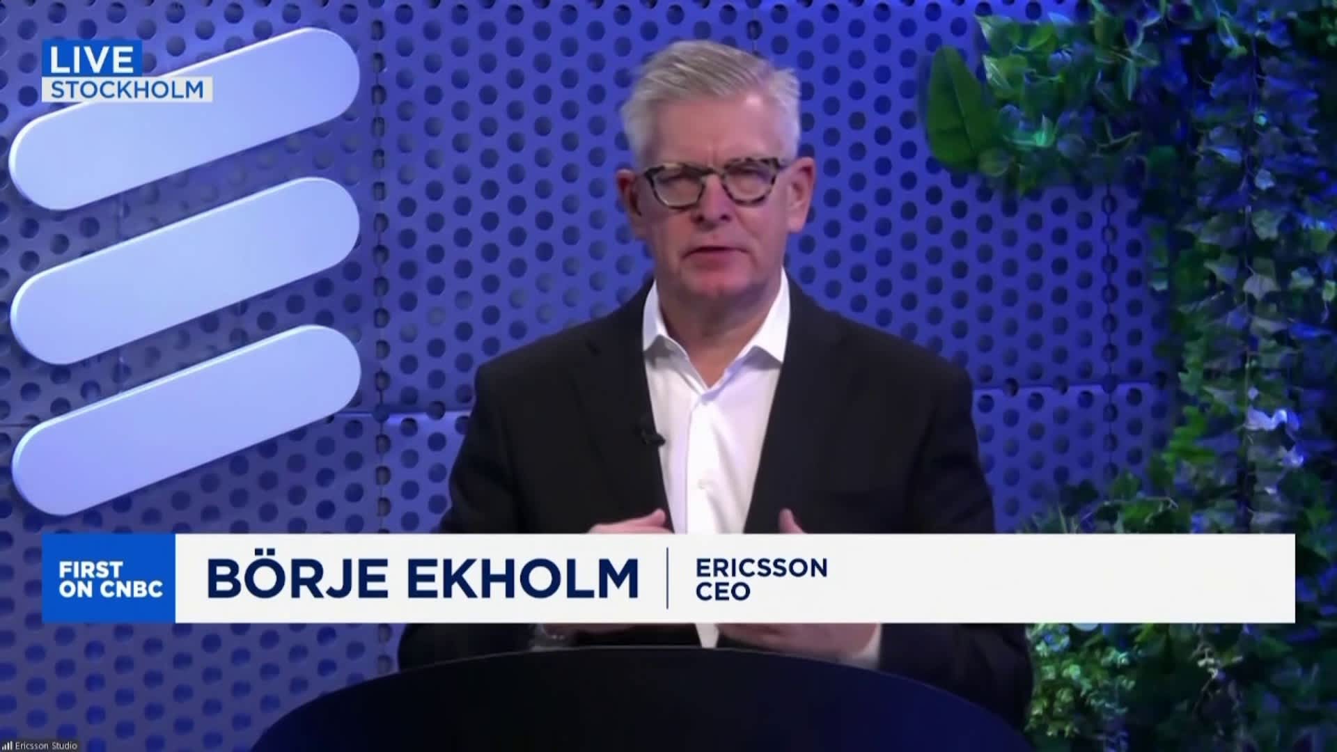 Ericsson starting to see a gradual recovery, CEO says