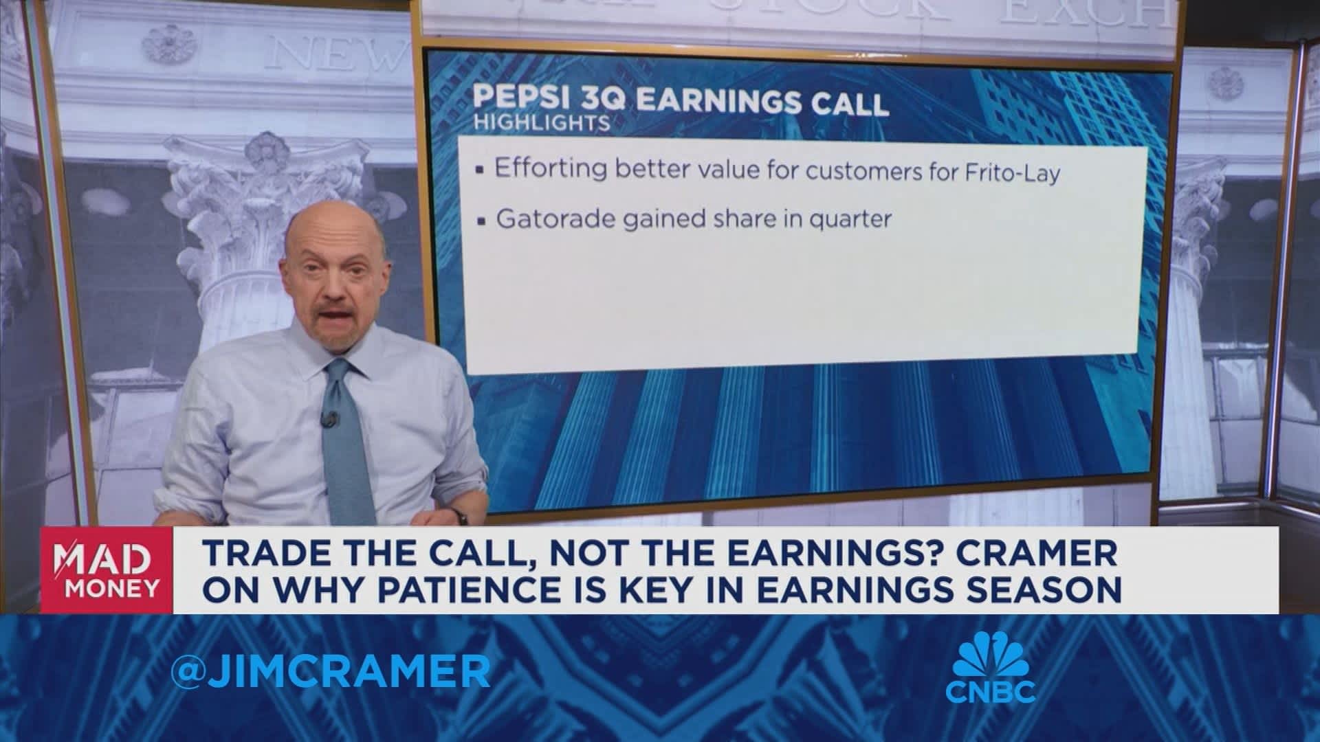 Jim Cramer talks if PepsiCo's move down is warranted