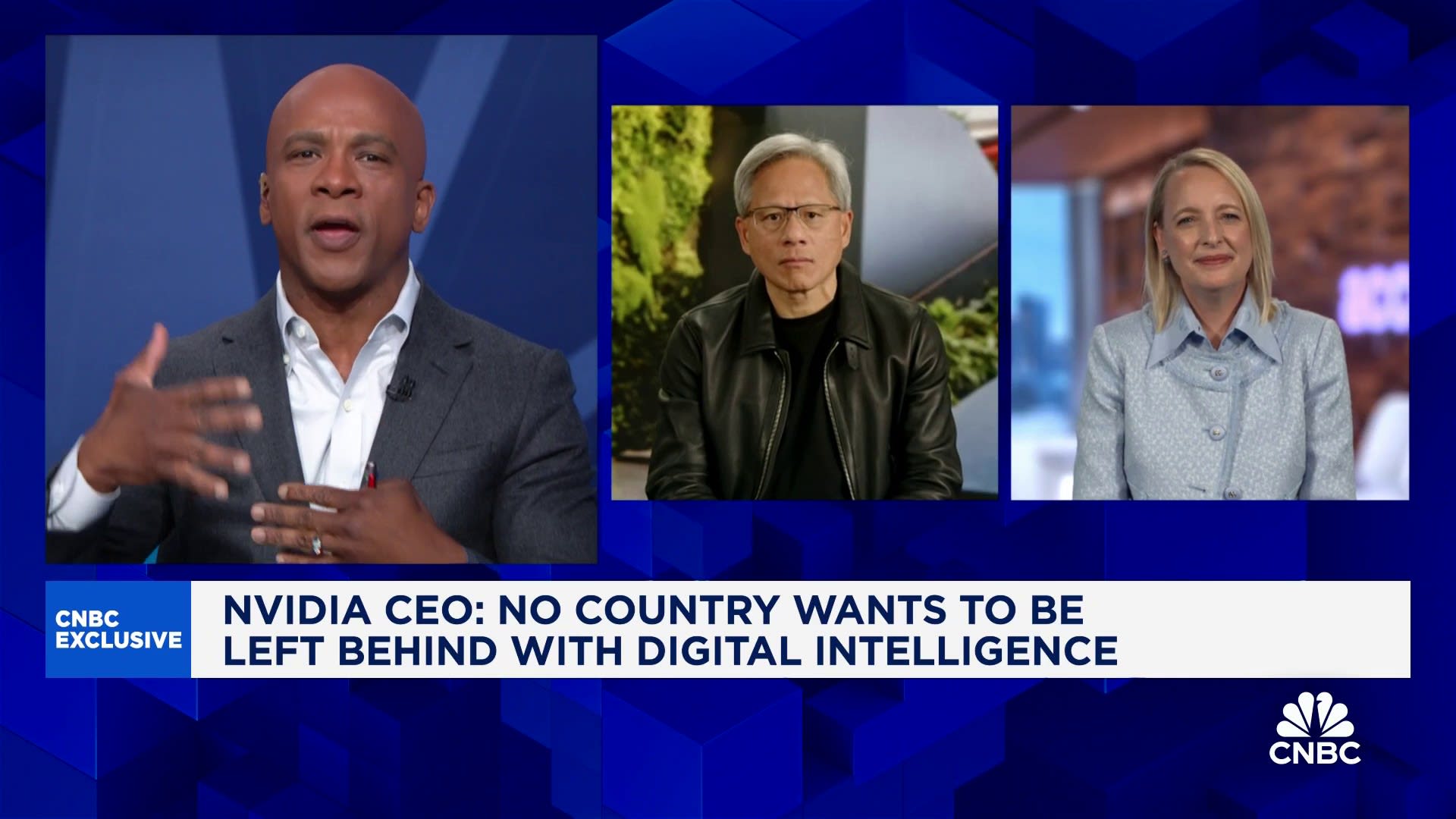 Watch CNBC's full interview with Nvidia CEO Jensen Huang and Accenture CEO Julie Sweet