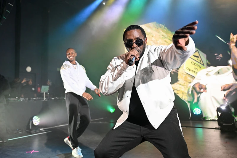 LONDON, ENGLAND - NOVEMBER 07: Giggs and Diddy perform at O2 Shepherd's Bush Empire in a special one night only event at O2 Shepherd's Bush Empire on November 07, 2023 in London, England. (Photo by Samir Hussein/Getty Images for Sean Diddy Combs)